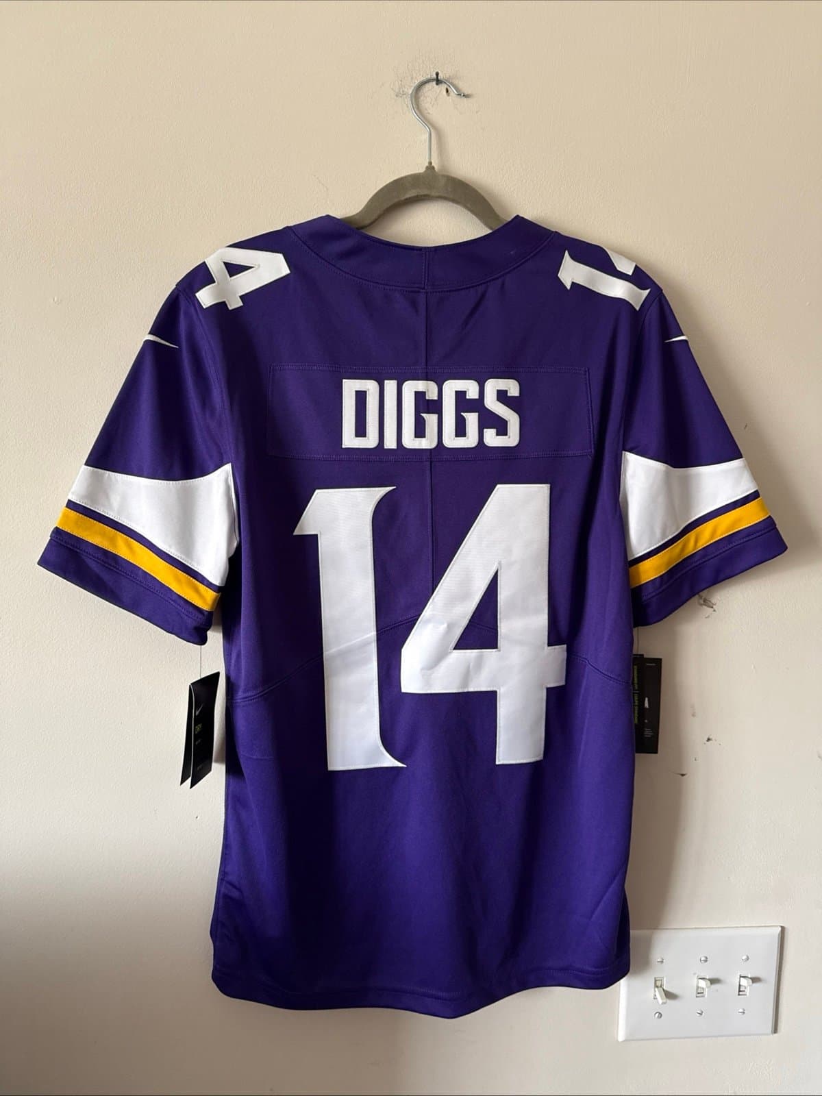 Men’s Nike Stefon Diggs #14 Minnesota Vikings Vapor Limited Jersey Sz S NWT RARE - Thumbnail 7
