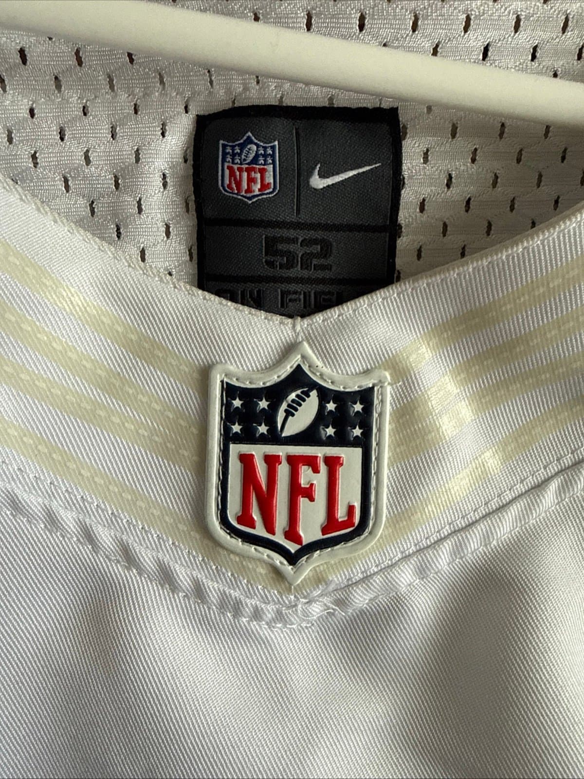 Men’s Nike Brandon Marshall #15 New York Jets NFL Jersey Sz 52 - White RARE - Thumbnail 5