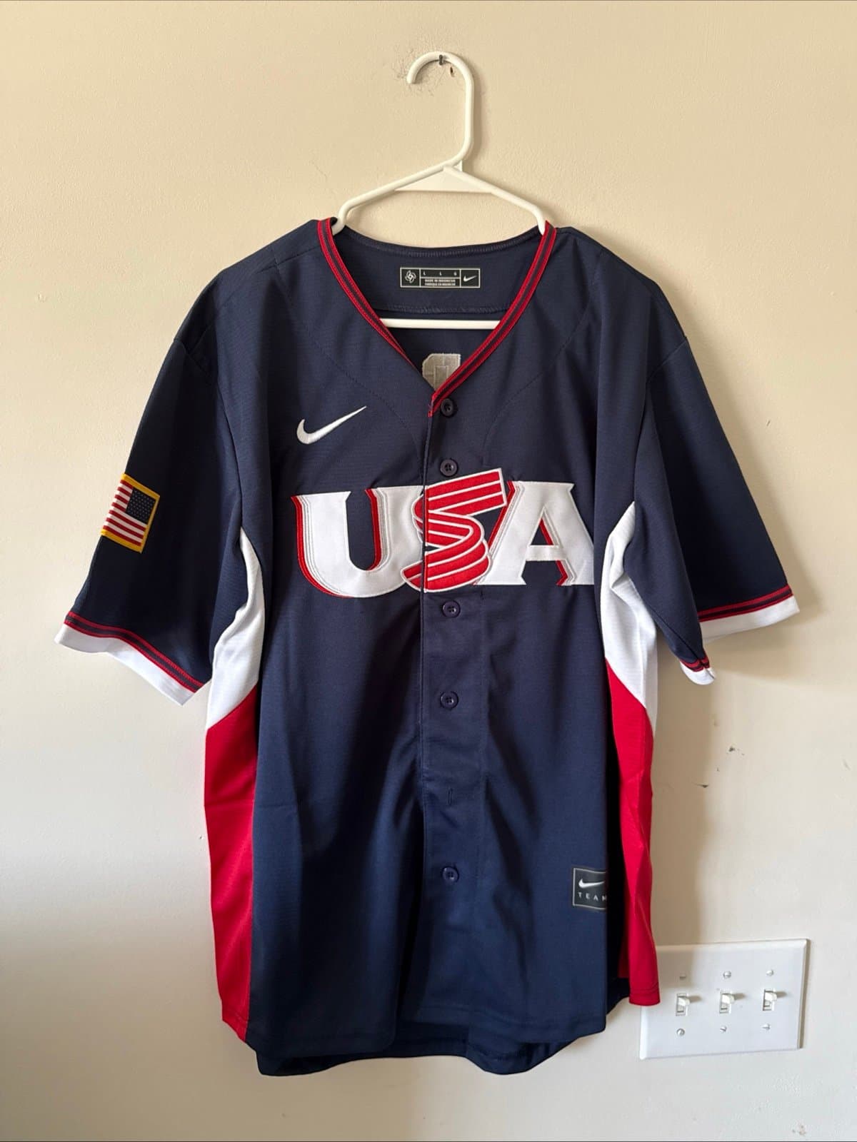 Men’s Nike Aaron Judge #99 Team USA 2026 World Baseball Classic Jersey Sz L RARE - Image 1
