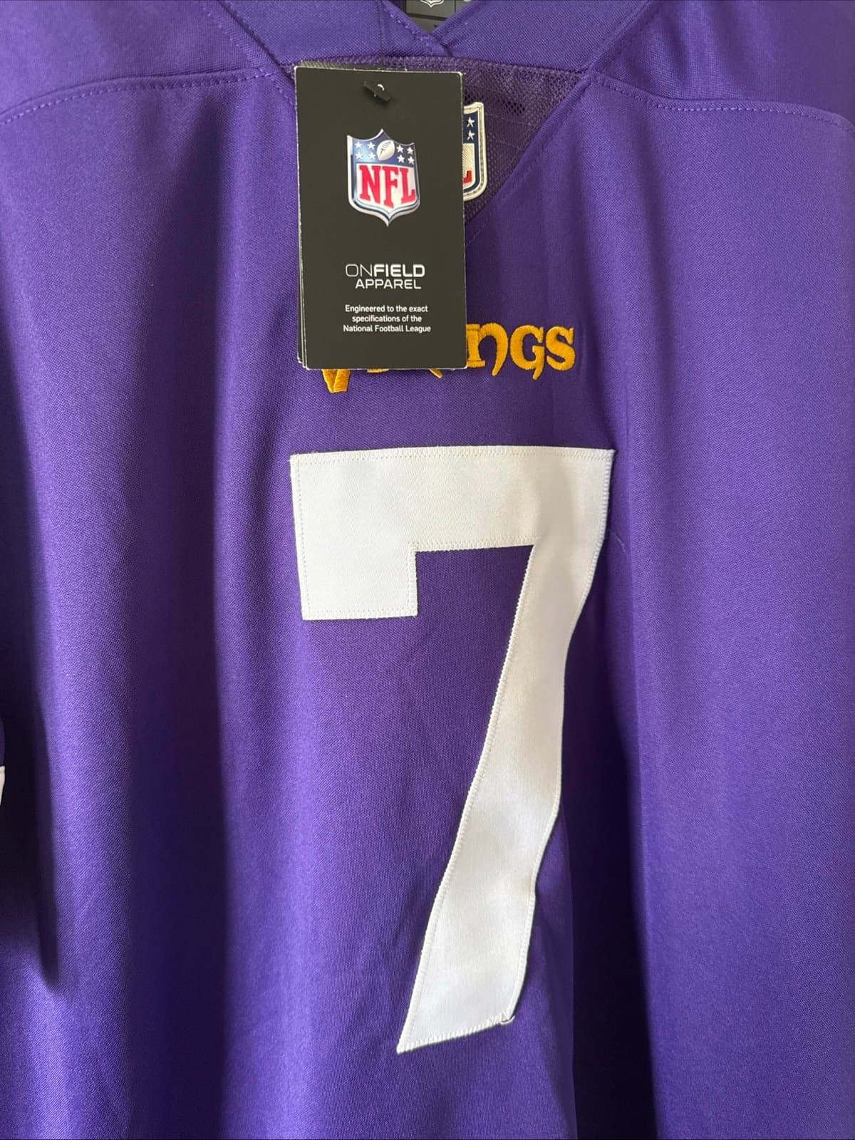 Men’s Nike Patrick Peterson #7 Vikings Vapor Lmtd NFL Jersey Sz XL - NWT RARE - Thumbnail 2