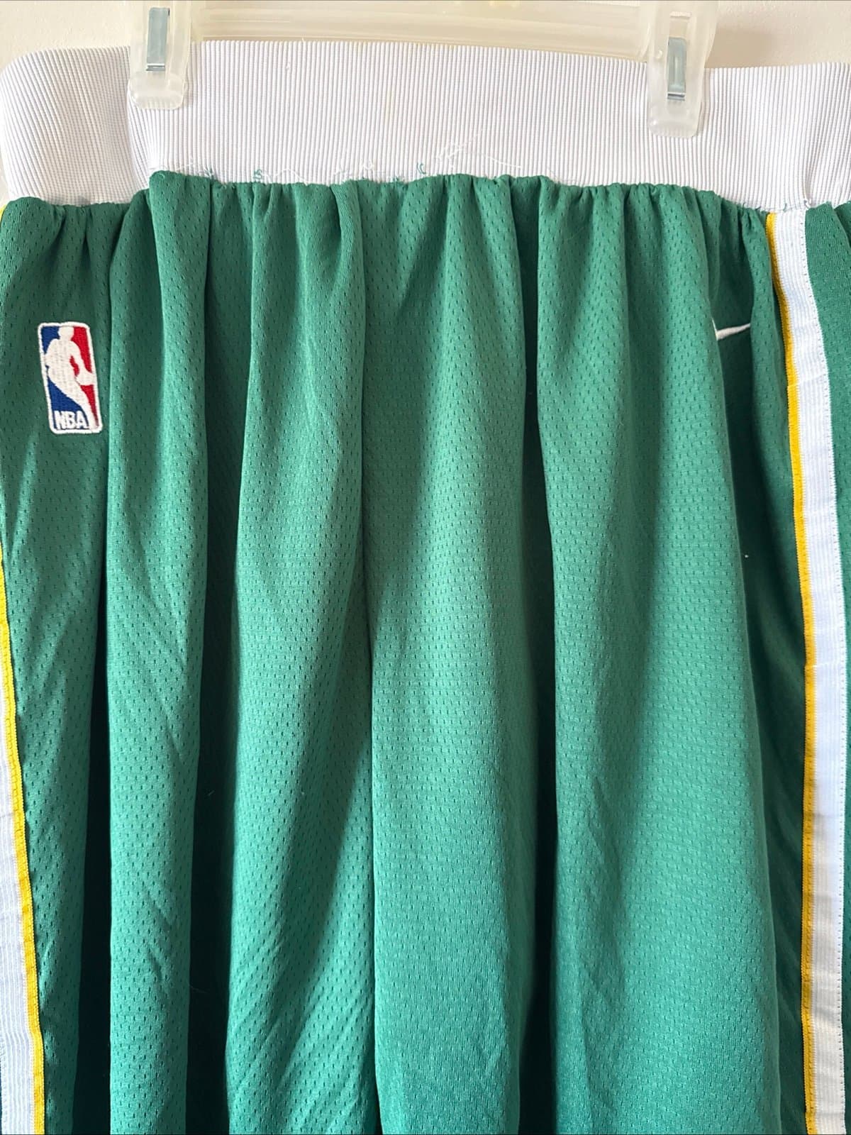 Men’s Nike Boston Celtics Team Game Shorts Shamrock Authentic Sz 54 - Green RARE - Thumbnail 2