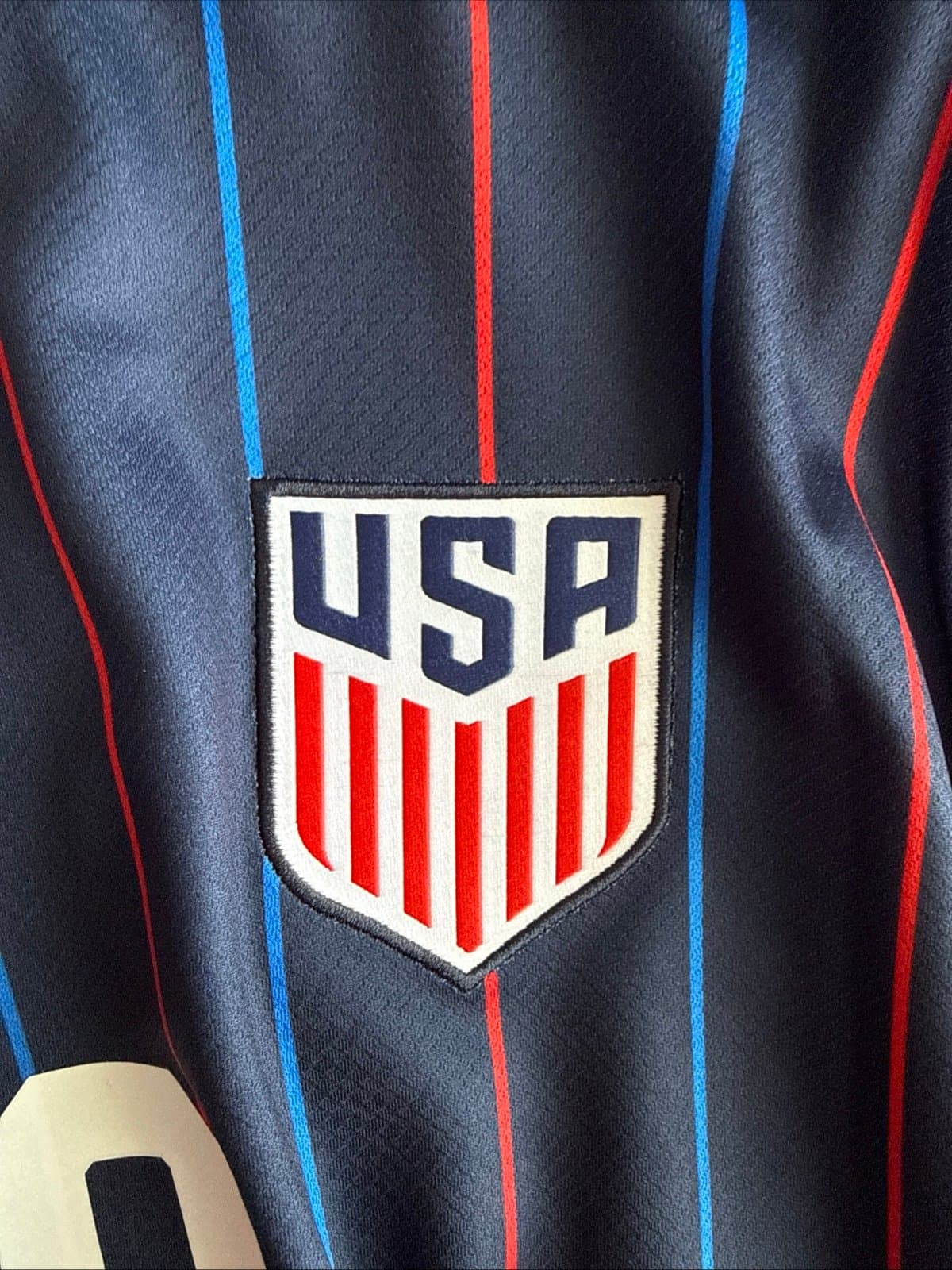 Men's Nike Christian Pulisic #10 USMNT 2025 Stadium Away Jersey Sz XL - NWT RARE - Thumbnail 5