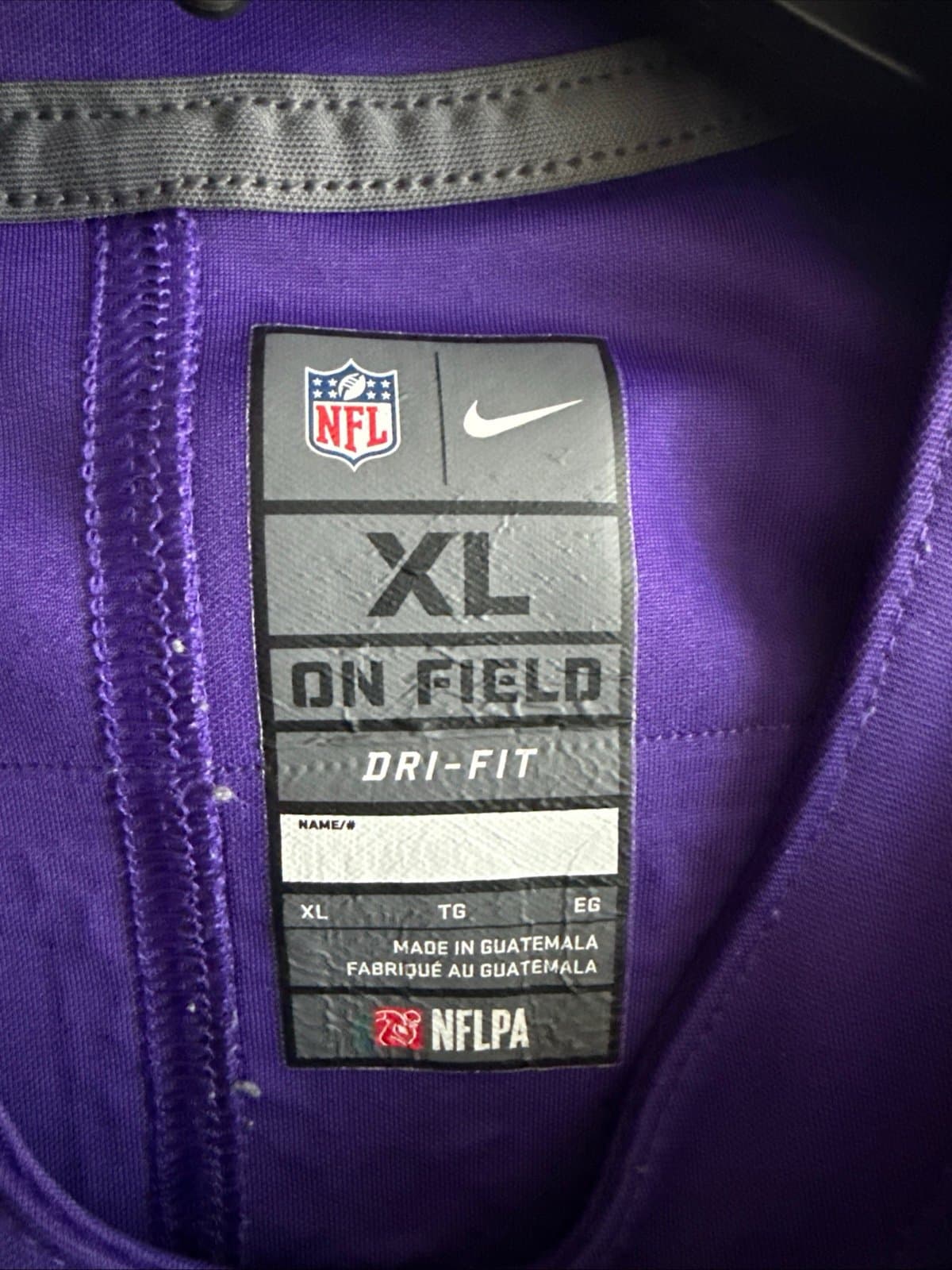 Men’s Nike DALVIN COOK #33 MINNESOTA VIKINGS Vapor Limited Jersey Sz XL - Purple - Thumbnail 4