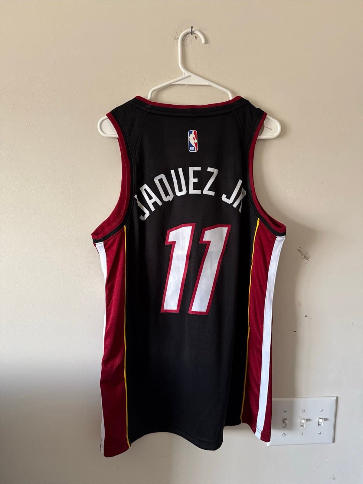 Men’s Nike Miami Heat Jaime Jaquez Jr #11 Nike Jersey Icon Edition Sz 44 - NWT - Thumbnail 6