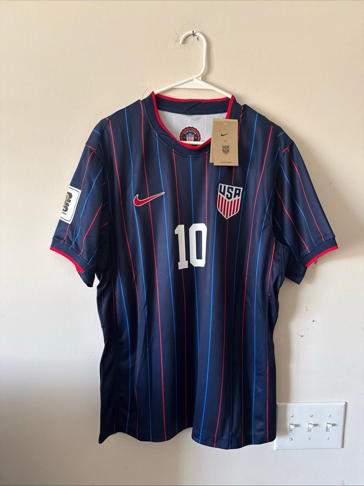 Men's Nike Christian Pulisic #10 USMNT 2025 Stadium Away Jersey Sz XL - NWT RARE - Image 1