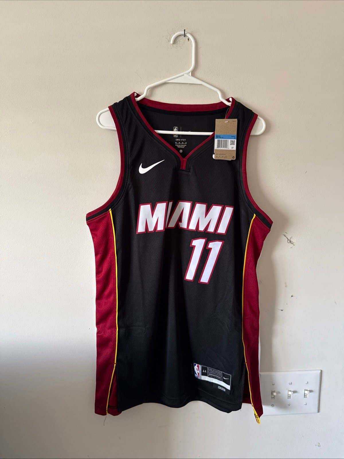 Men’s Nike Miami Heat Jaime Jaquez Jr #11 Nike Jersey Icon Edition Sz 44 - NWT