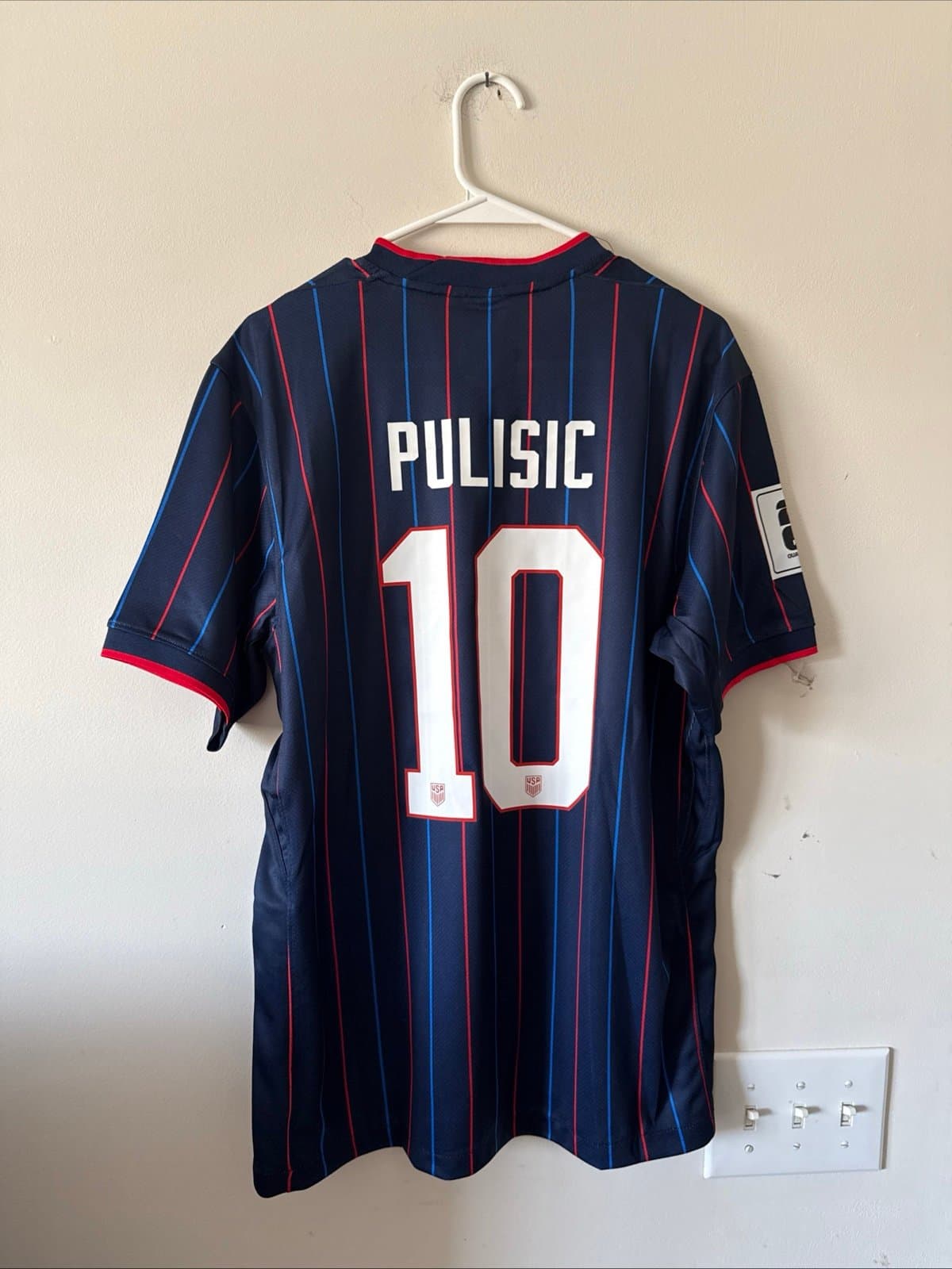 Men's Nike Christian Pulisic #10 USMNT 2025 Stadium Away Jersey Sz XL - NWT RARE - Thumbnail 7