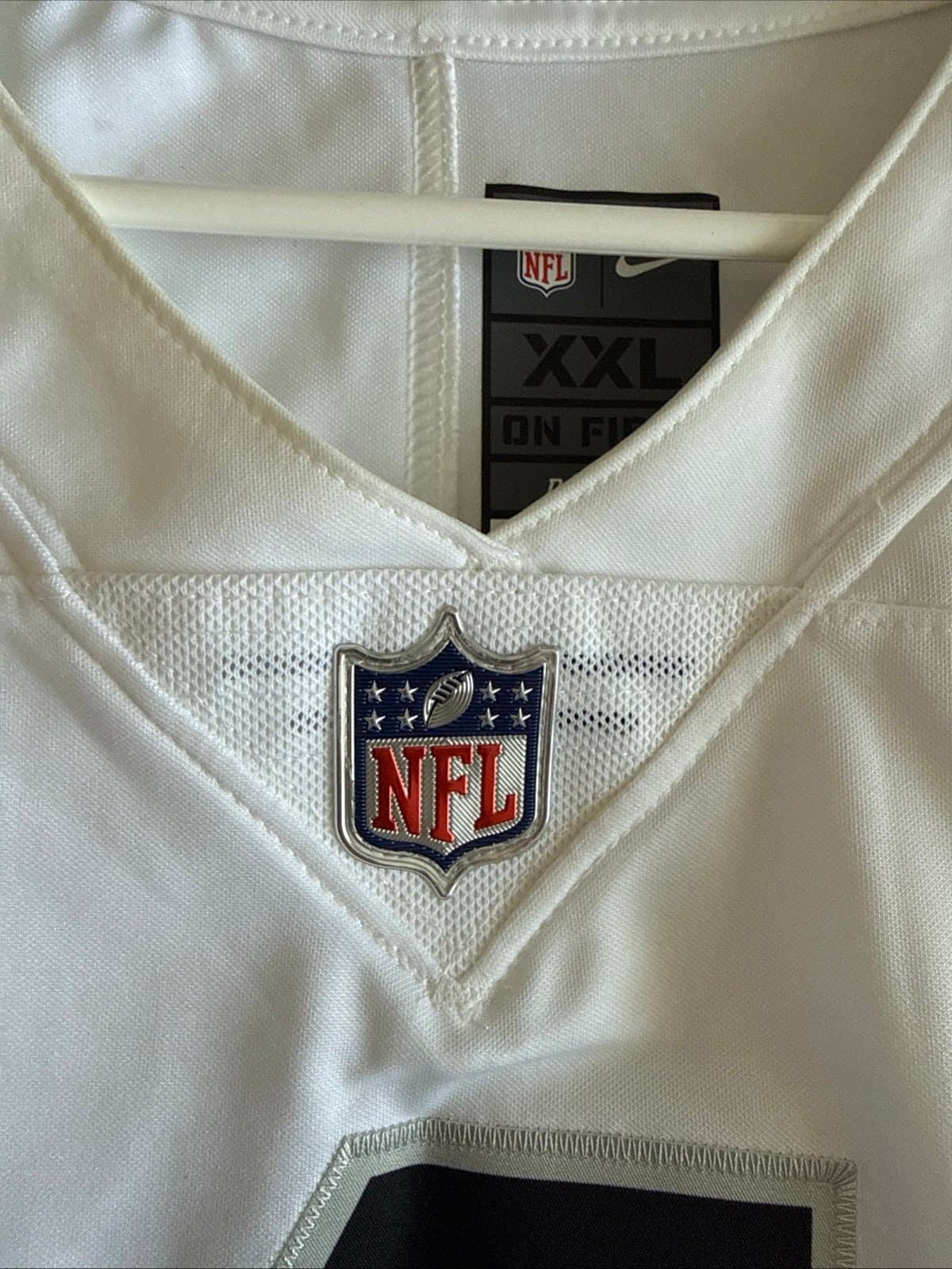 Men’s Nike Derek Carr #4 Las Vegas Raiders Vapor Limited Jersey Sz 2XL - White - Thumbnail 5