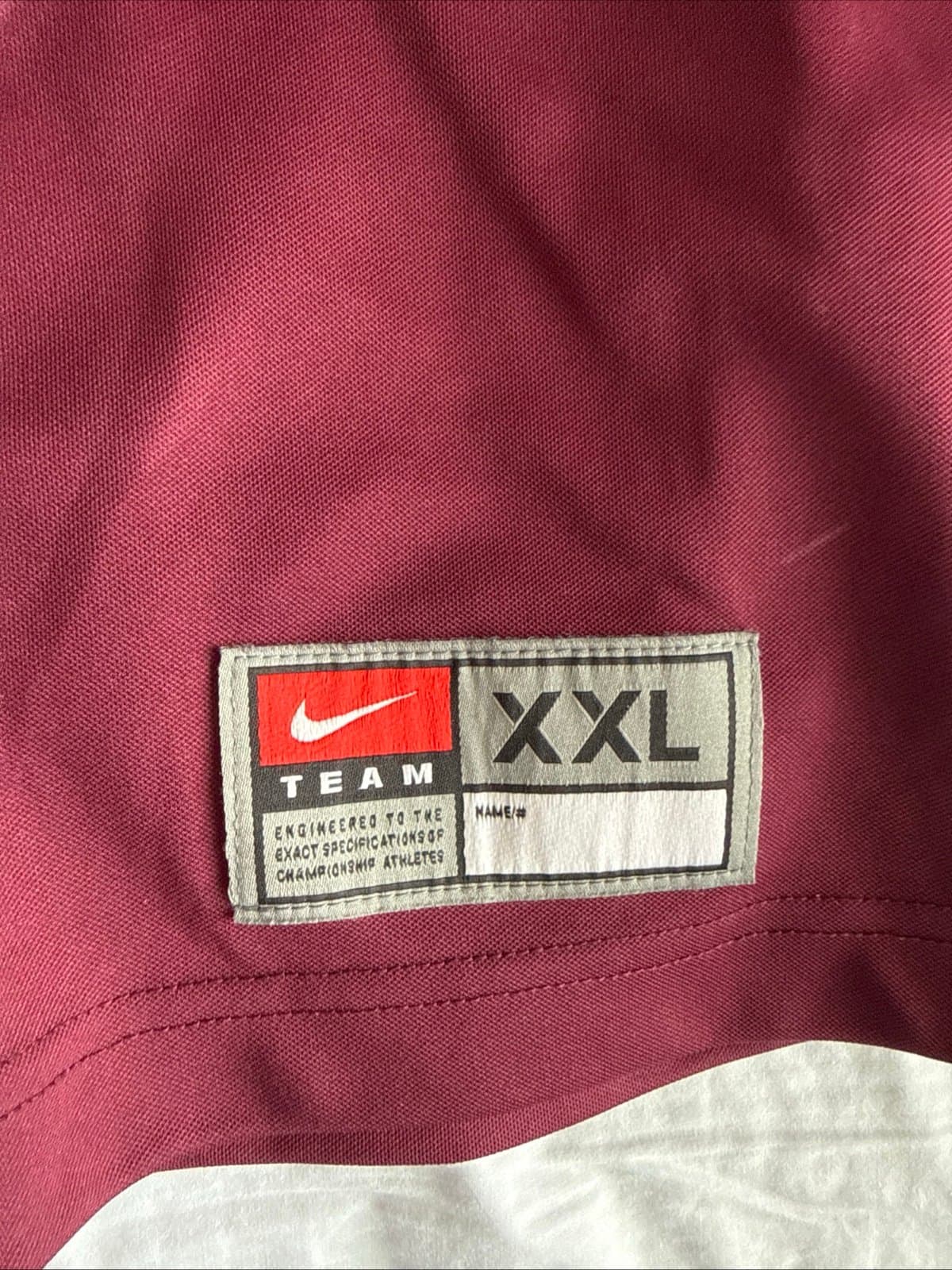 Men’s Nike Chance Fitzgerald #4 Virginia Tech Hokies NCAA Jersey Sz 2XL - RARE - Thumbnail 3