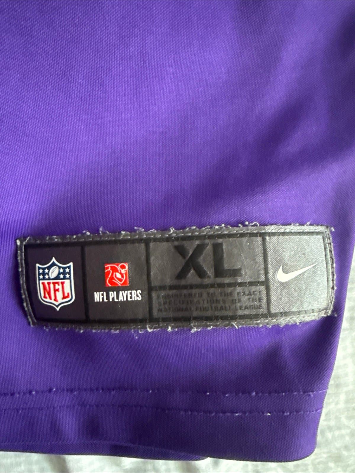 Men’s Nike DALVIN COOK #33 MINNESOTA VIKINGS Vapor Limited Jersey Sz XL - Purple - Thumbnail 3