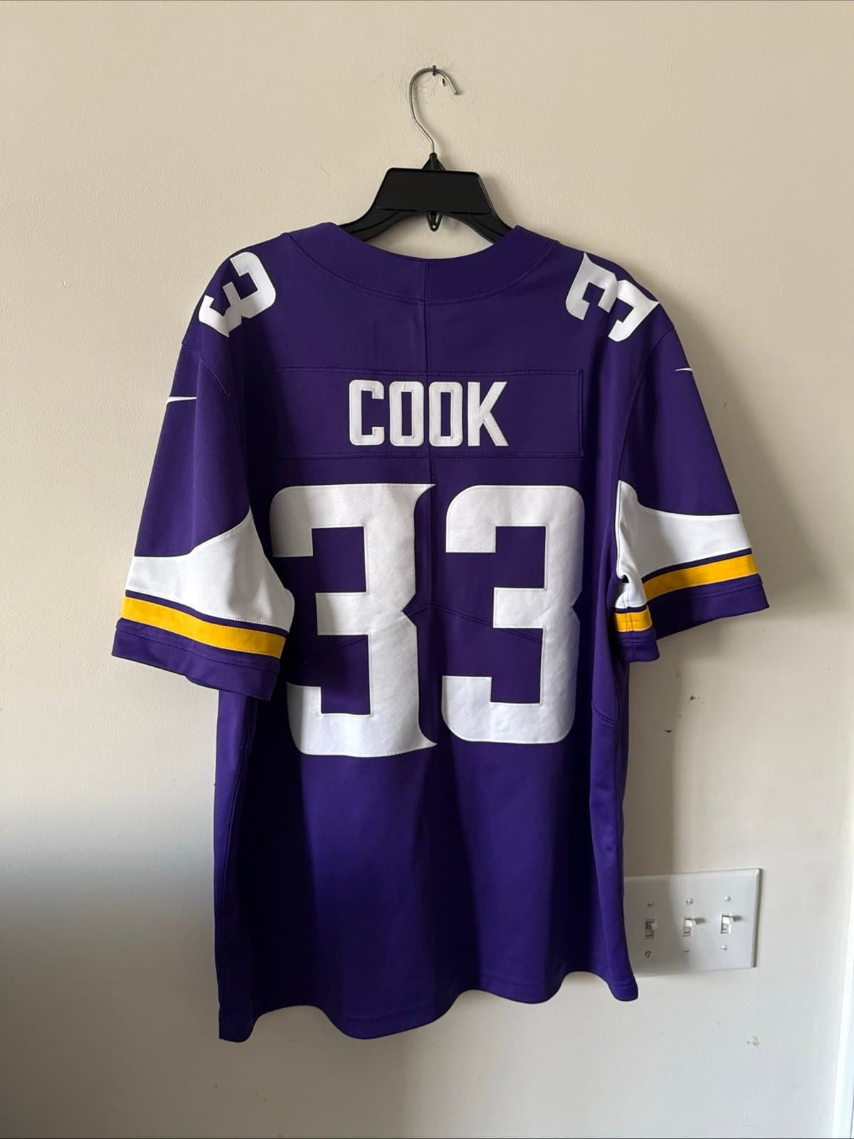 Men’s Nike DALVIN COOK #33 MINNESOTA VIKINGS Vapor Limited Jersey Sz XL - Purple - Thumbnail 6