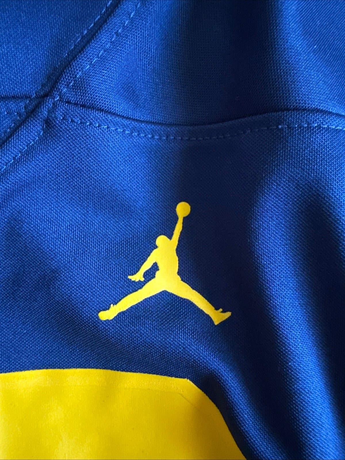 Men’s Jordan Tom Brady #10 Michigan Wolverines NCAA Game Jersey Sz M - Blue RARE - Thumbnail 5