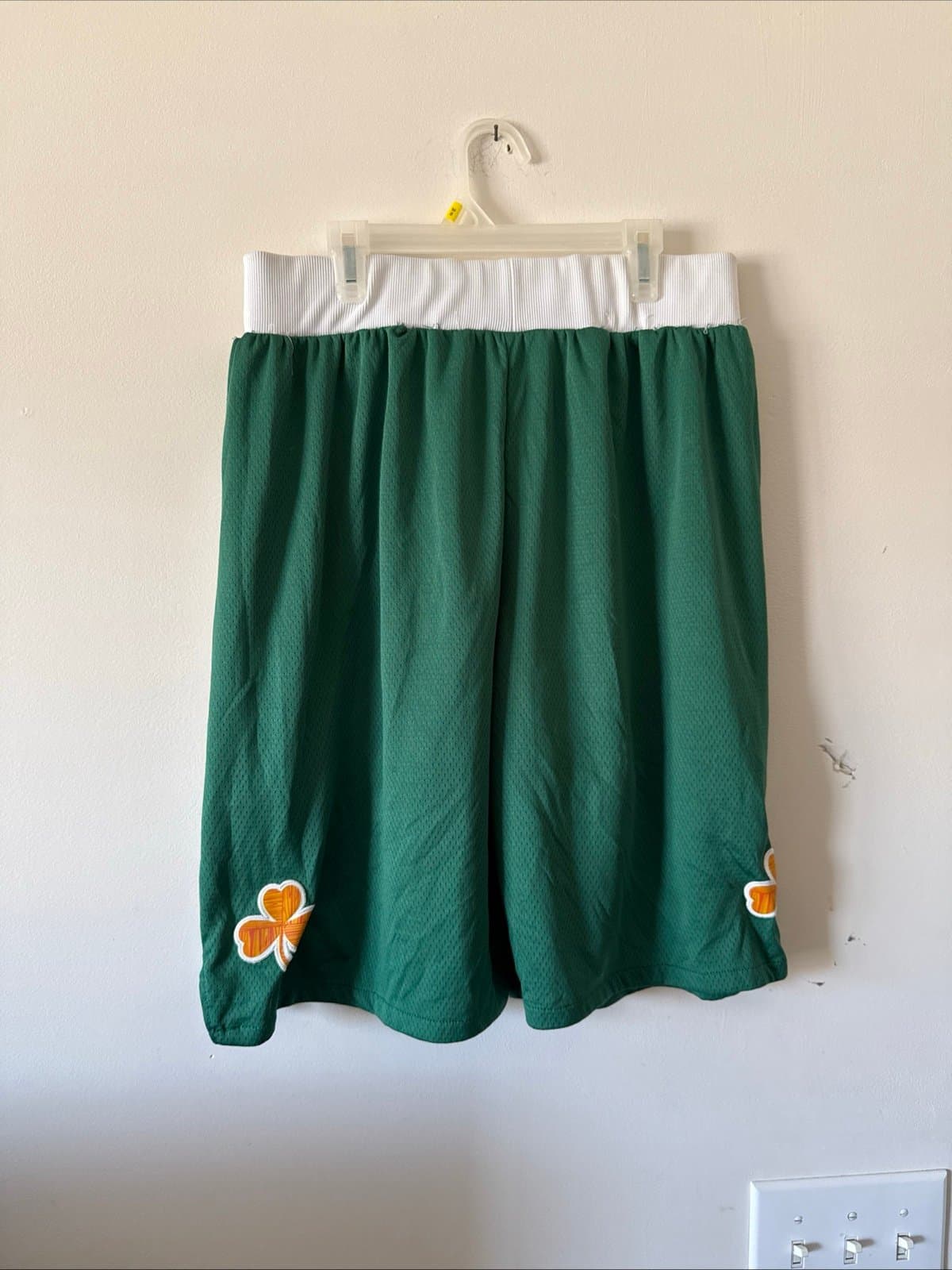 Men’s Nike Boston Celtics Team Game Shorts Shamrock Authentic Sz 54 - Green RARE - Thumbnail 5