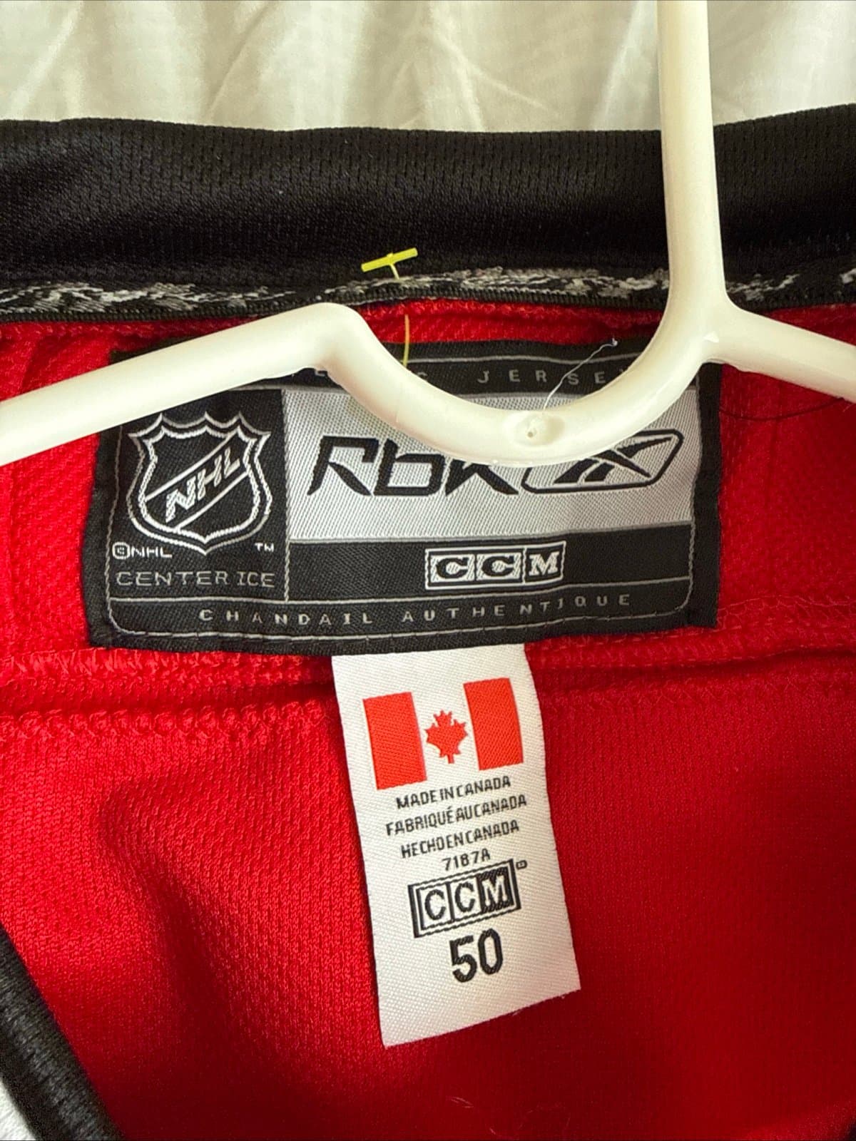 Men’s Reebok Artemi Panarin #72 Chicago Blackhawks NHL Hockey Jersey Sz 50 RARE - Thumbnail 3