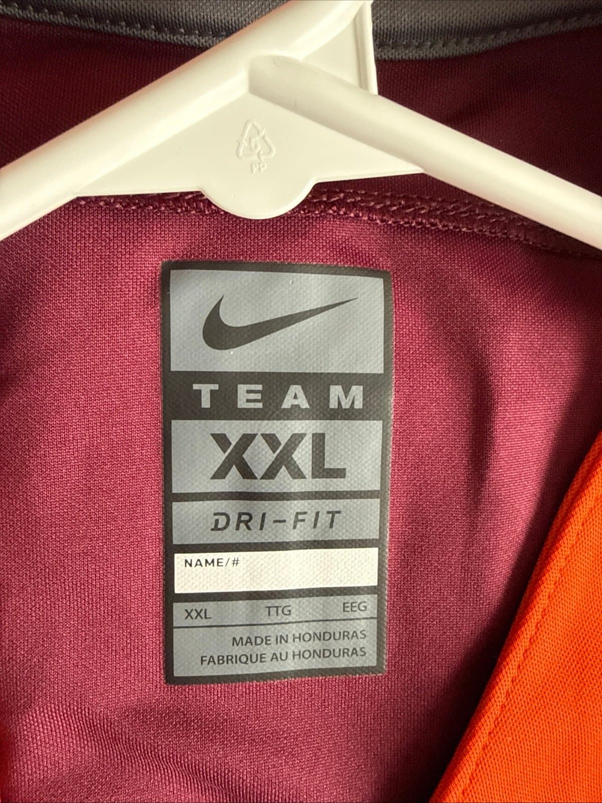 Men’s Nike Chance Fitzgerald #4 Virginia Tech Hokies NCAA Jersey Sz 2XL - RARE - Thumbnail 4