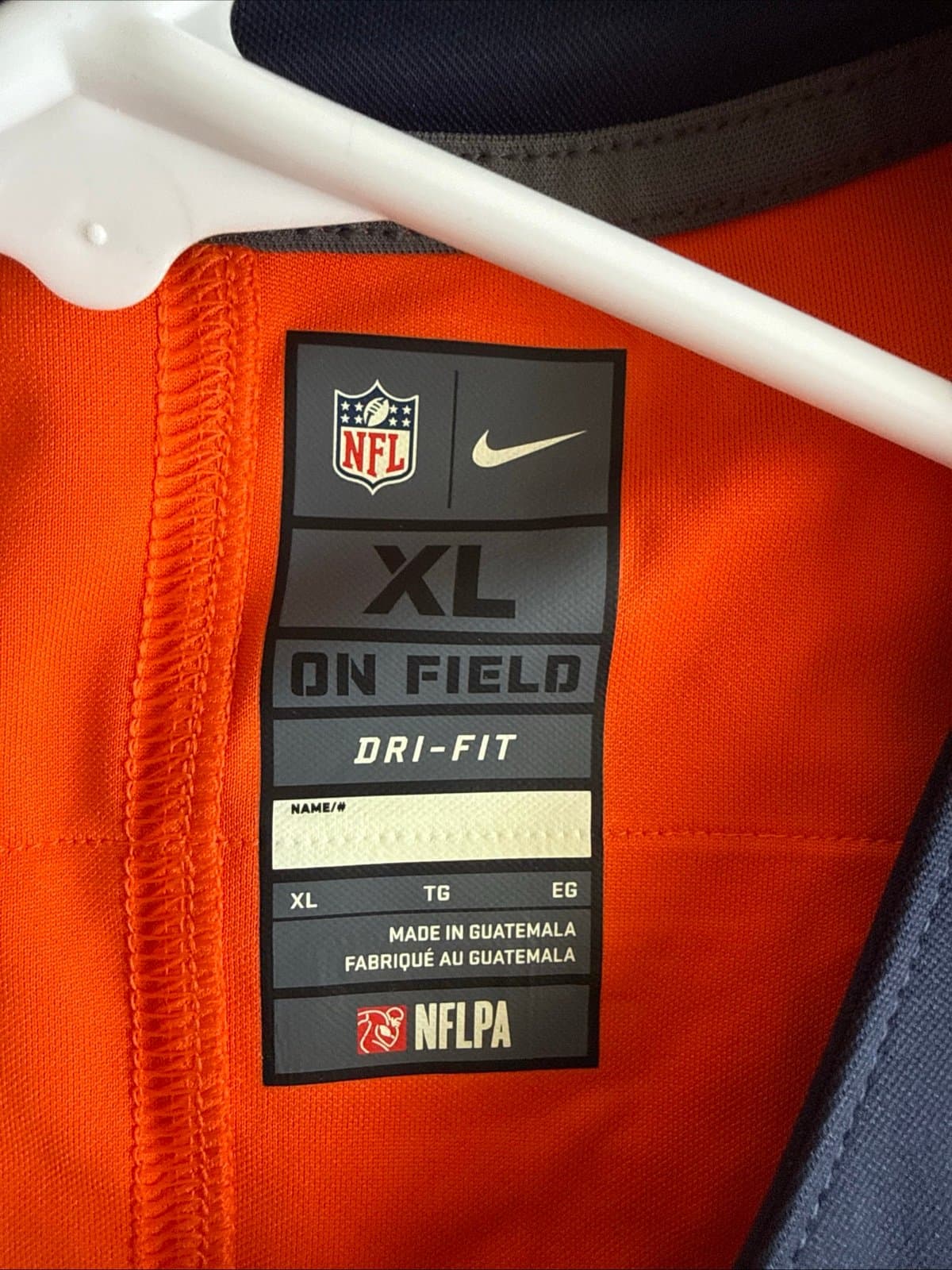 Men’s Nike Case Keenum #4 Denver Broncos Vapor Lmtd Jersey Sz XL - Orange RARE - Thumbnail 4