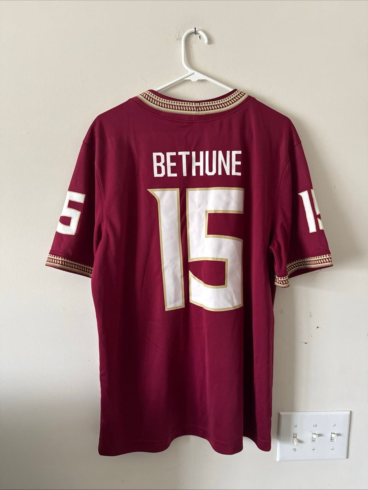 Men's Nike Tatum Bethune #15 Florida State Seminoles Football Jersey Sz M - RARE - Thumbnail 6