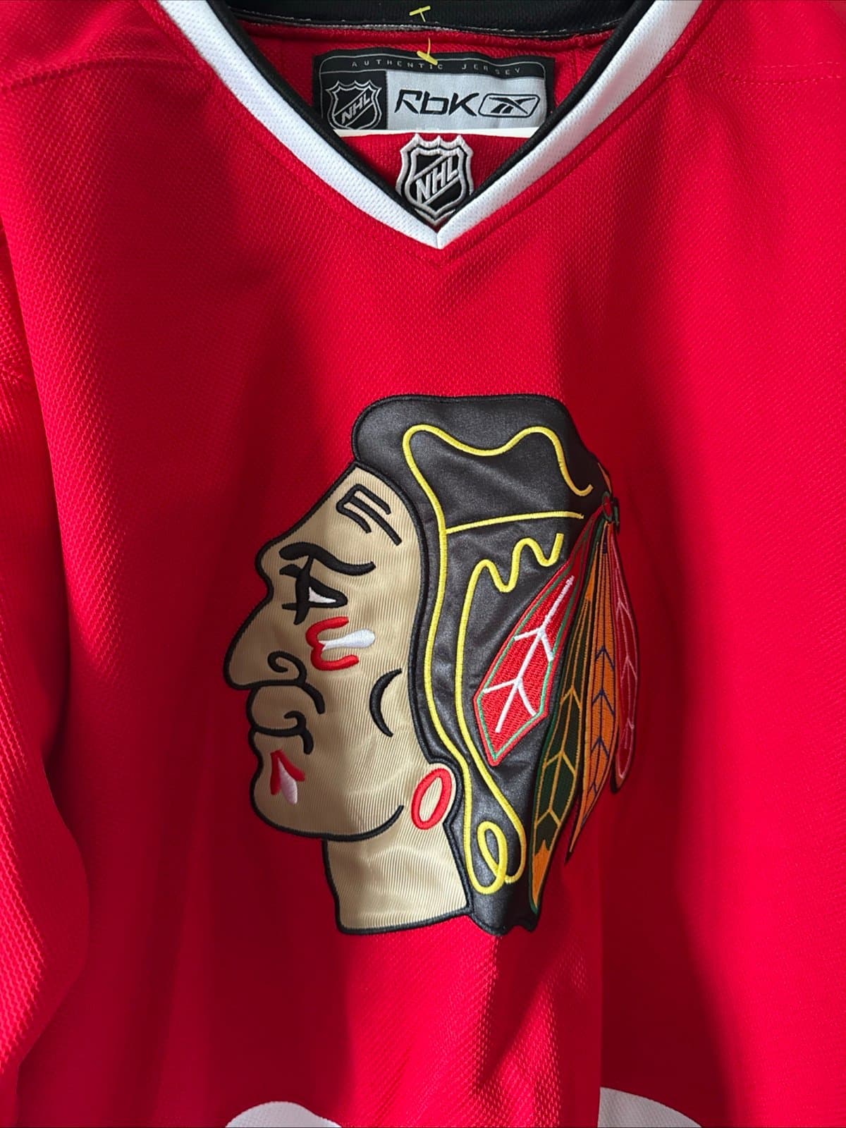 Men’s Reebok Artemi Panarin #72 Chicago Blackhawks NHL Hockey Jersey Sz 50 RARE - Thumbnail 2