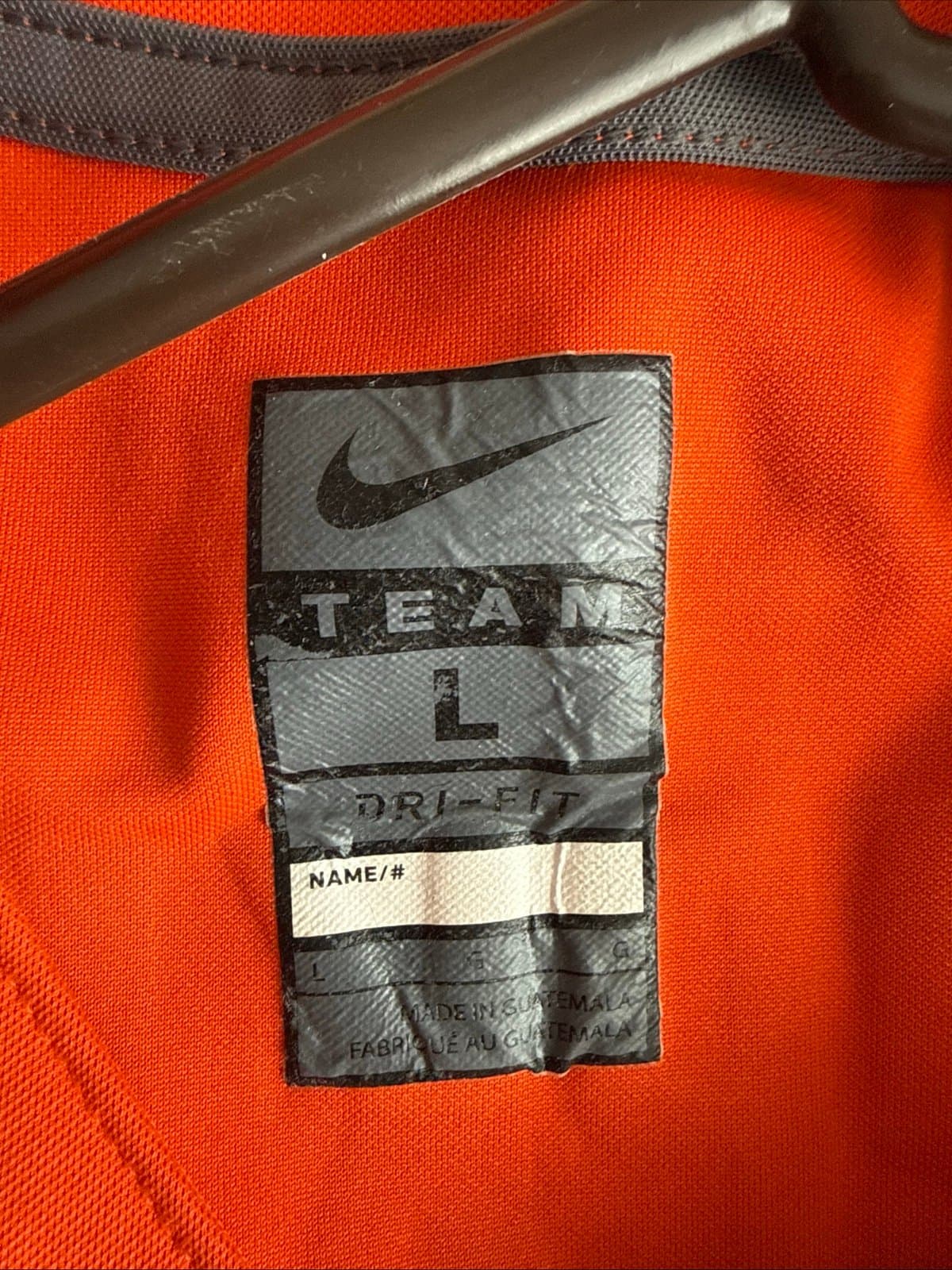 Men’s Nike DeAndre Hopkins #6 Clemson Tigers Football Jersey Sz L - Orange RARE - Thumbnail 4