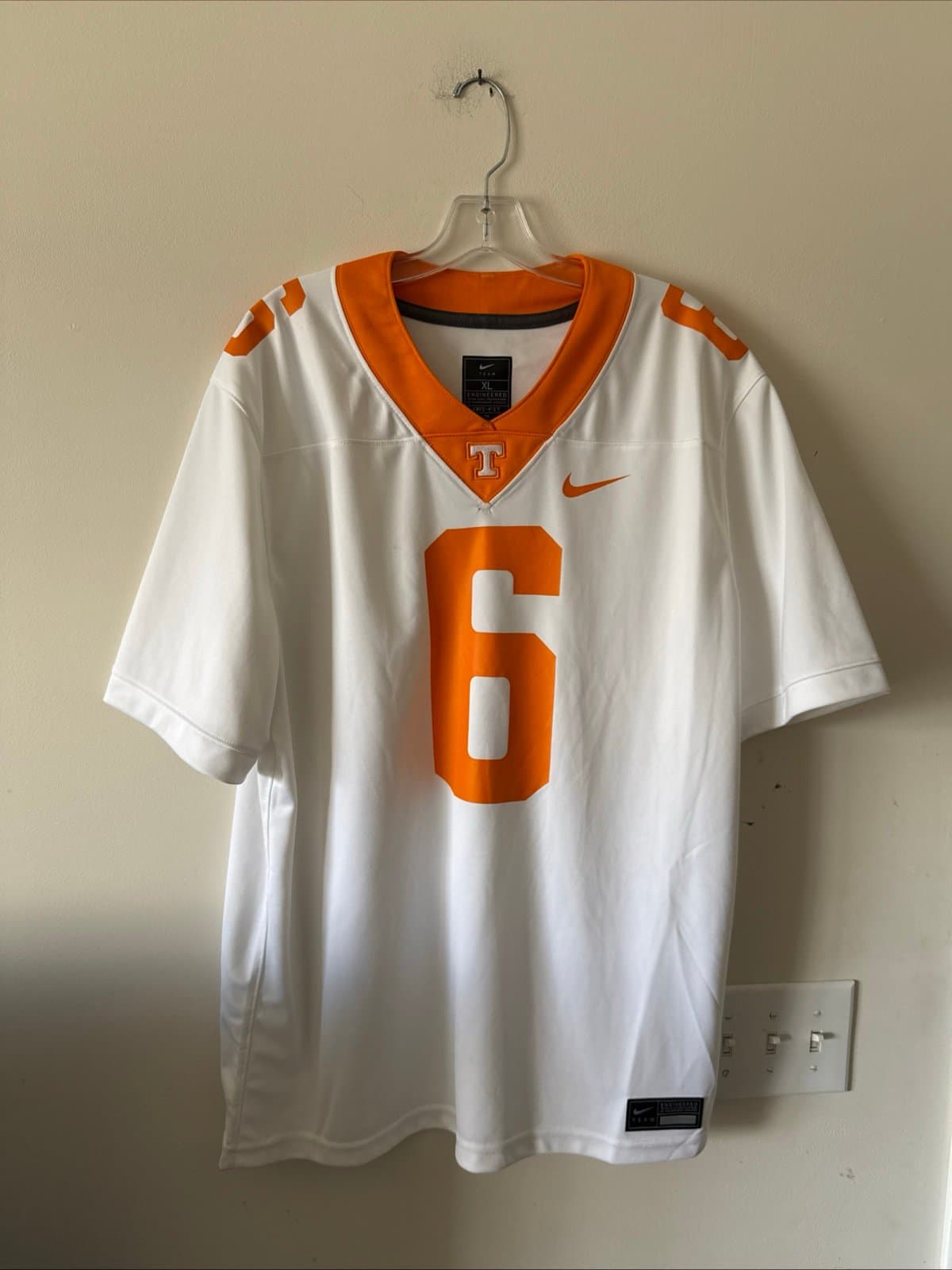 Men’s Nike Tennessee Volunteers Alvin Kamara #6 Alumni Jersey Sz XL White RARE