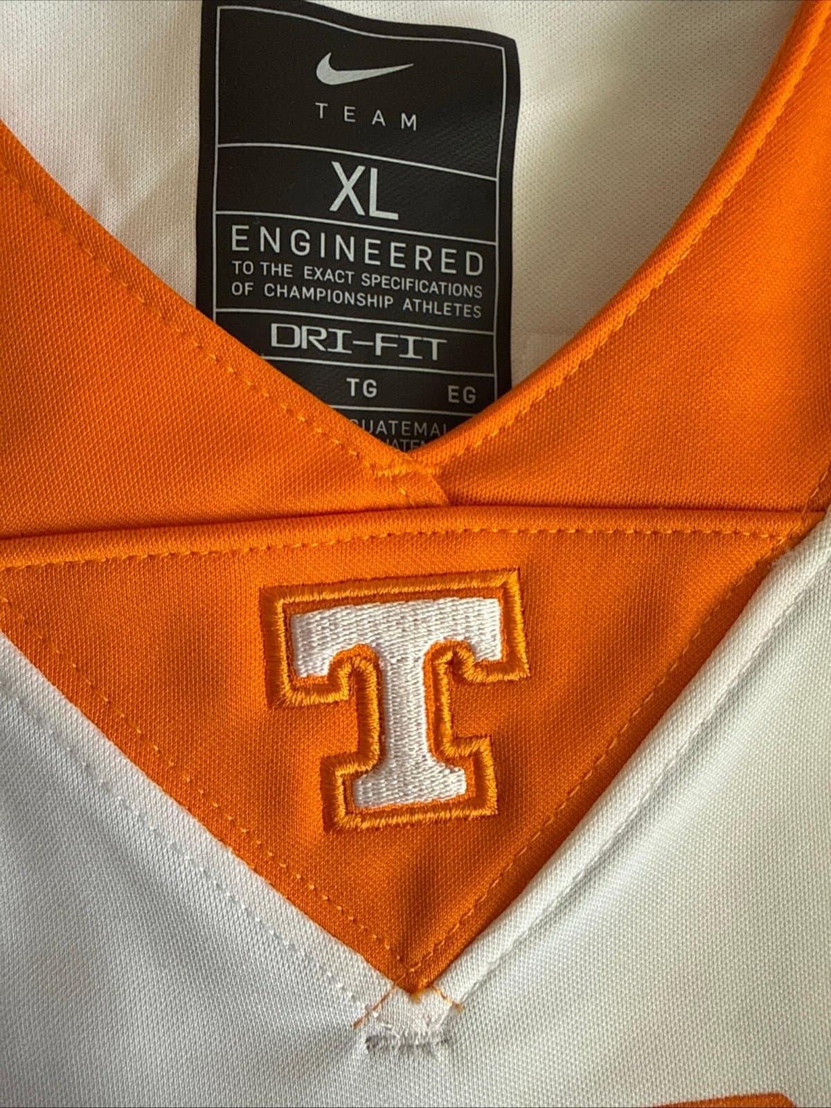 Men’s Nike Tennessee Volunteers Alvin Kamara #6 Alumni Jersey Sz XL White RARE - Thumbnail 5