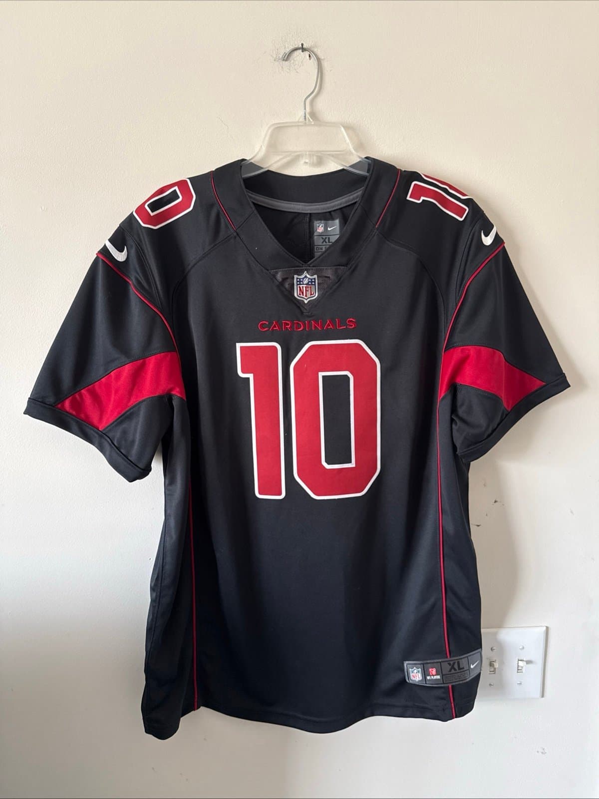 Men’s Nike DeAndre Hopkins #10 Arizona Cardinals Vapor Limited Alt Jersey Sz XL - Image 1