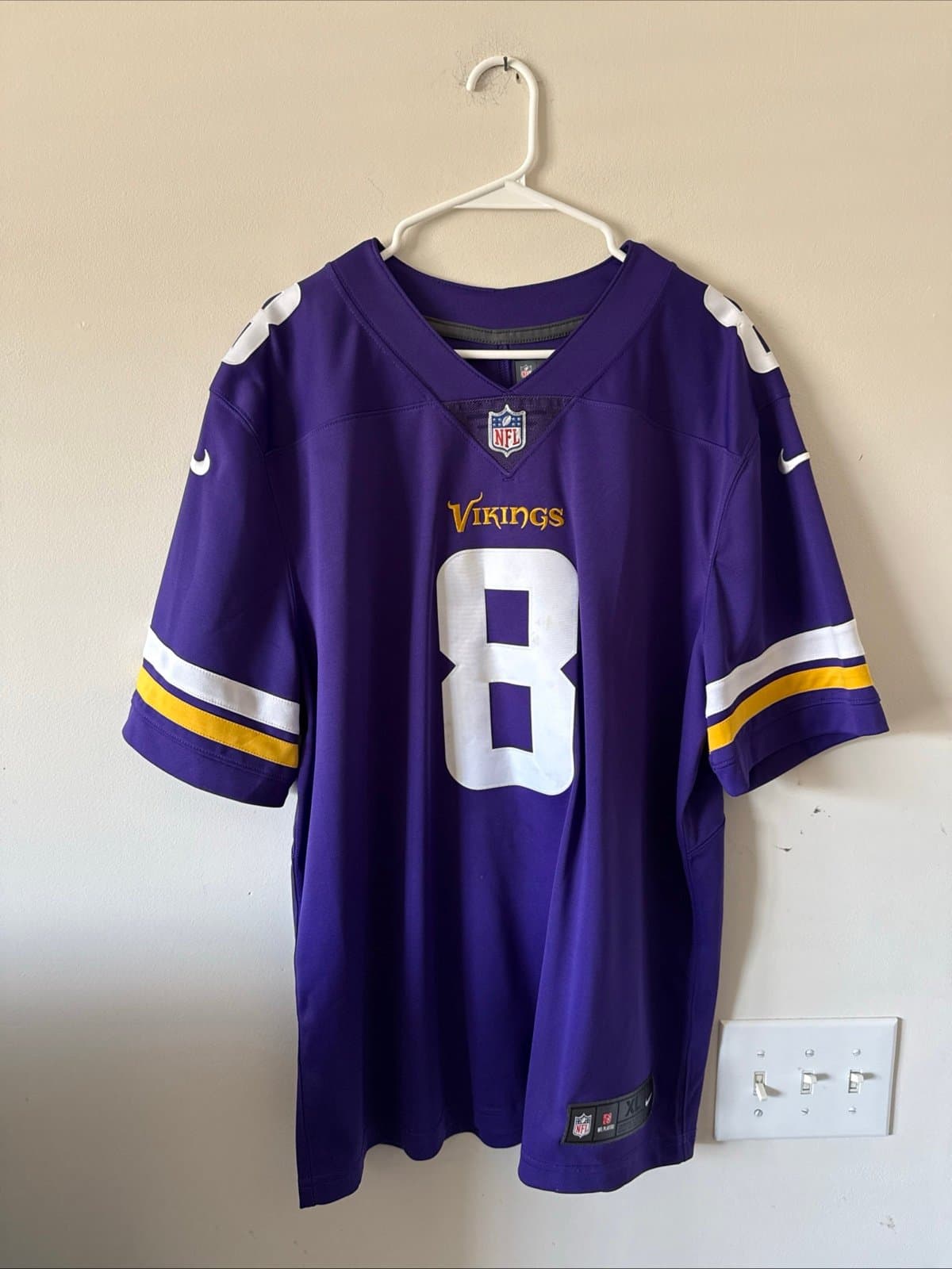 Men’s Nike Kirk Cousins #8 Minnesota Vikings Vapor Limited Jersey Sz XL - RARE - Image 1