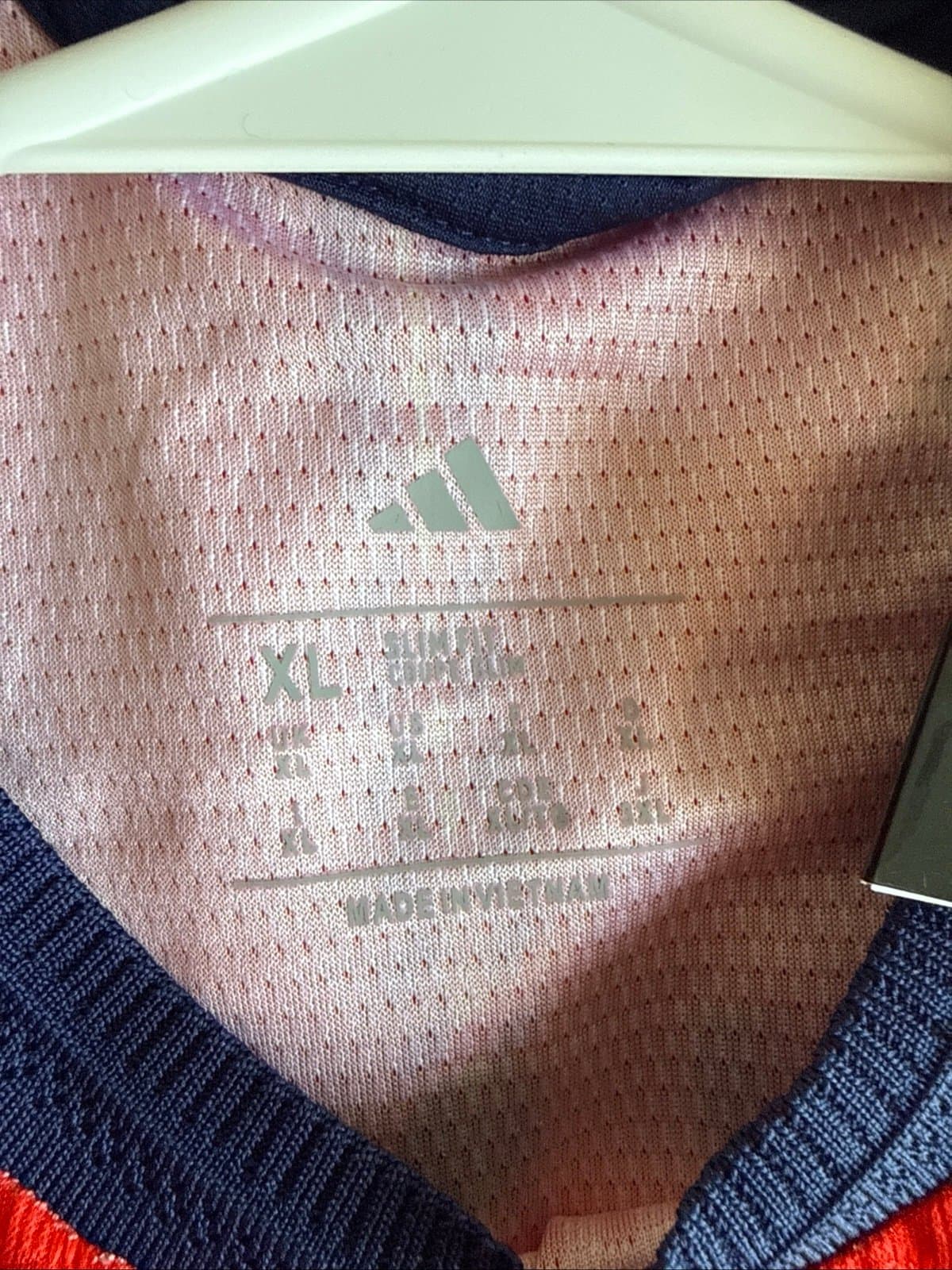 Men's adidas Dani Olmo #10 Spain Home Authentic Jersey 2026 WC Sz XL - NWT RARE - Thumbnail 4