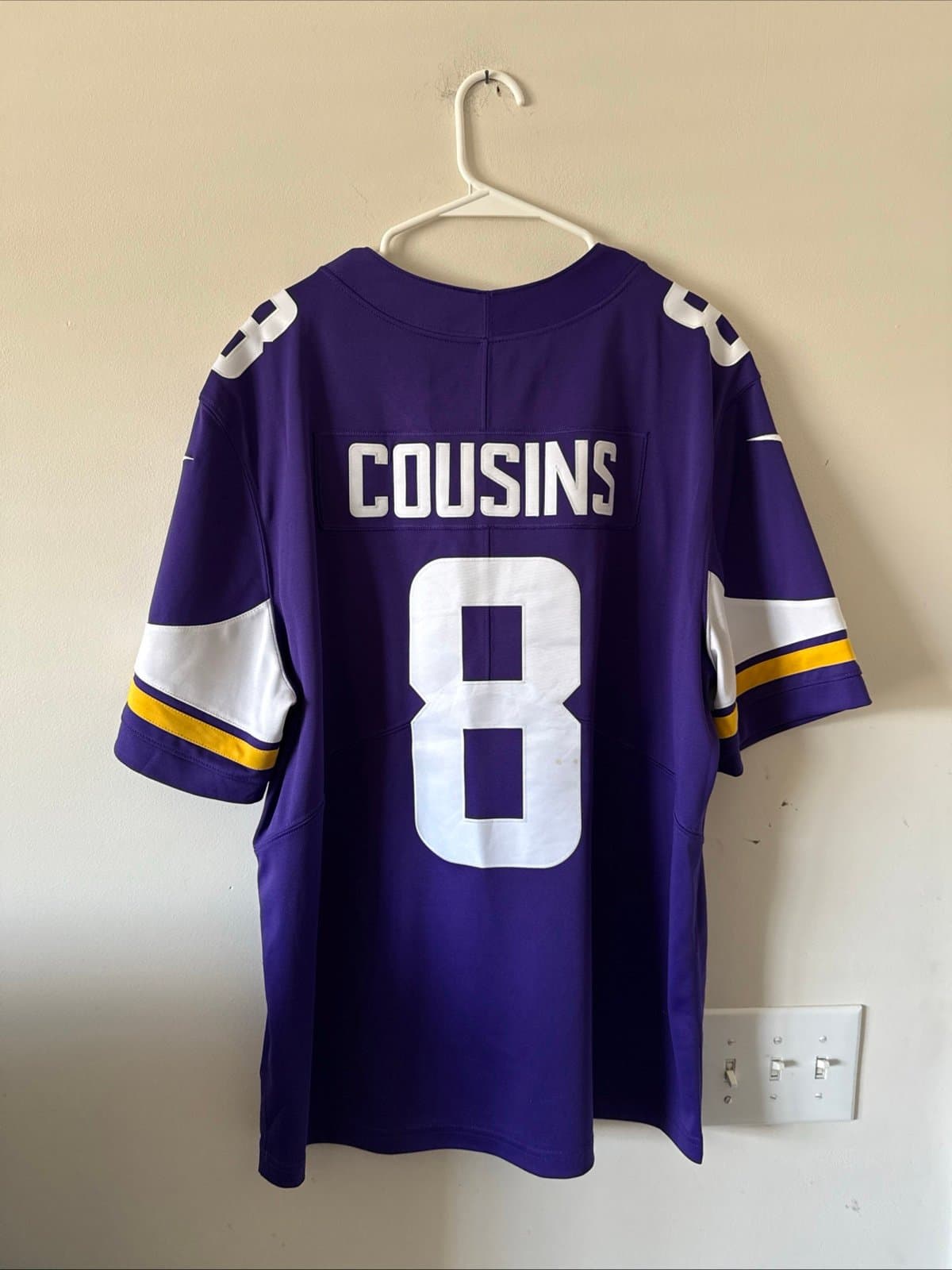 Men’s Nike Kirk Cousins #8 Minnesota Vikings Vapor Limited Jersey Sz XL - RARE - Thumbnail 6