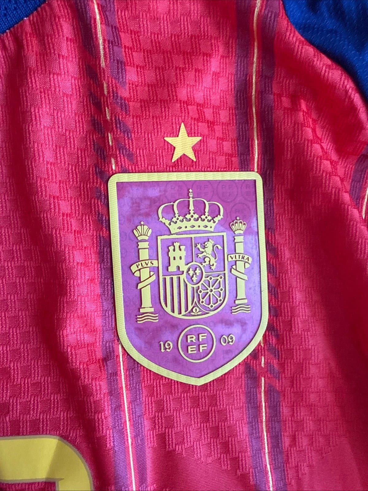 Men's adidas Dani Olmo #10 Spain Home Authentic Jersey 2026 WC Sz XL - NWT RARE - Thumbnail 5