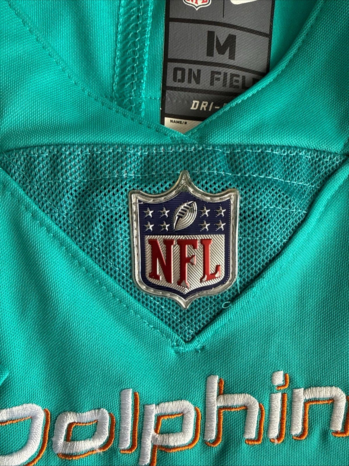 Men’s Nike Jarvis Landry #14 Miami Dolphins Vapor Limited NFL Jersey Sz M - RARE - Thumbnail 5