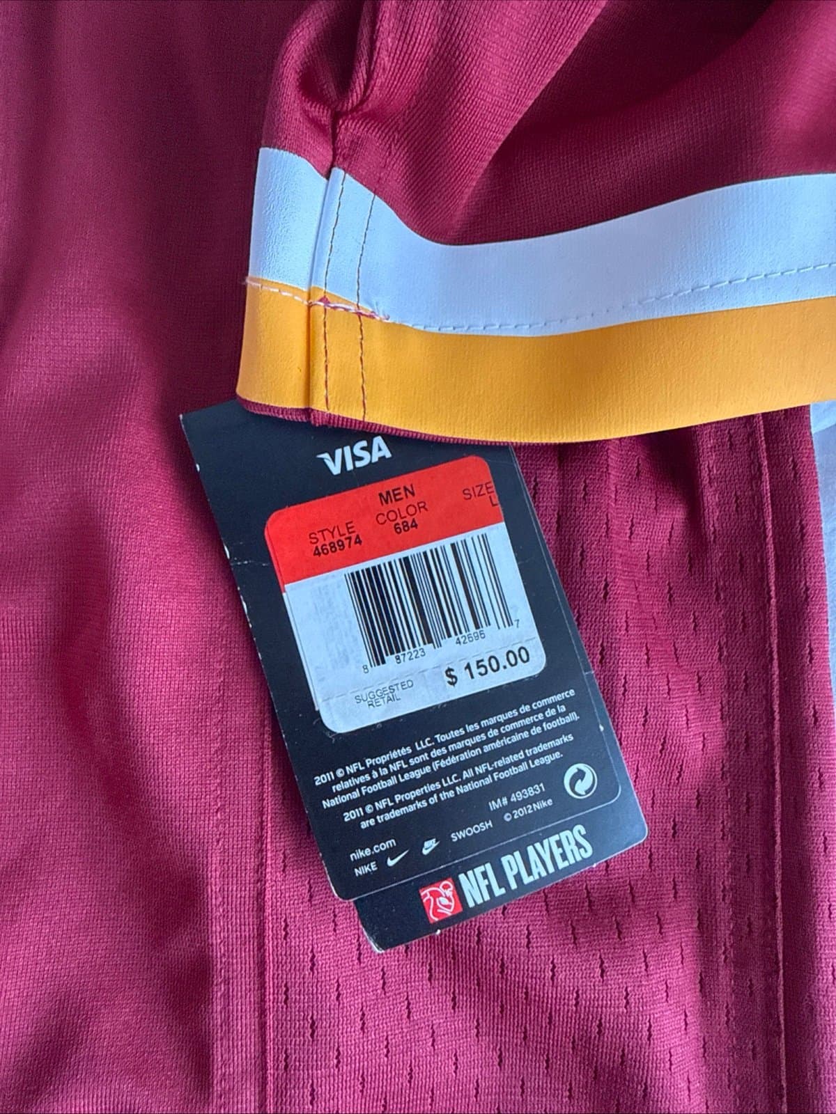 Men’s Nike Robert Griffin III #10 Washington Redskins Limited Jersey Sz L - NWT - Thumbnail 6