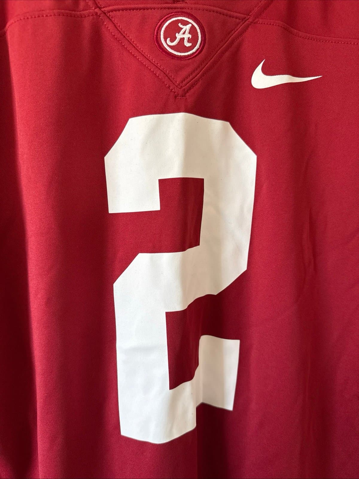 Men’s Nike Derrick Henry #2 Alabama Crimson Tide Football Jersey Sz S - Red RARE - Thumbnail 2