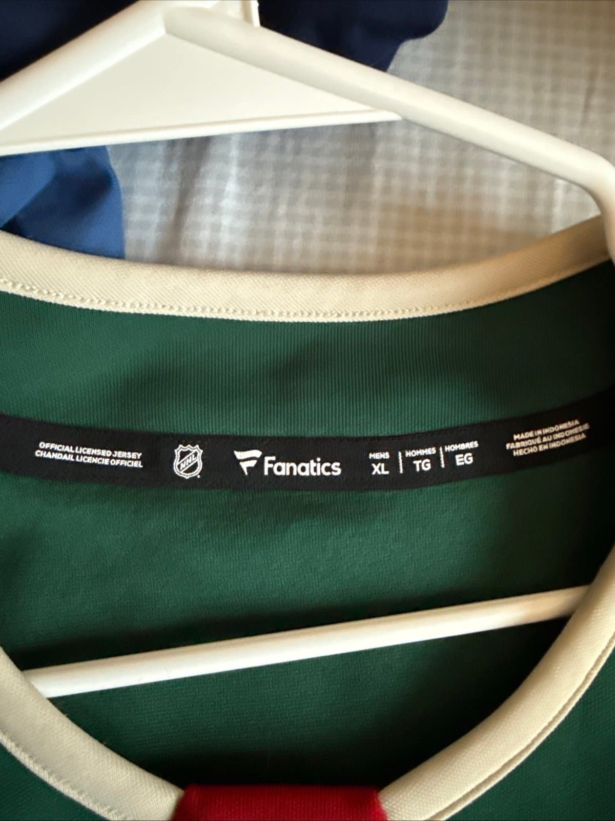 Men's Fanatics Devan Dubnyk #40Minnesota Wild Breakaway Home Jersey Sz XL Green - Thumbnail 4