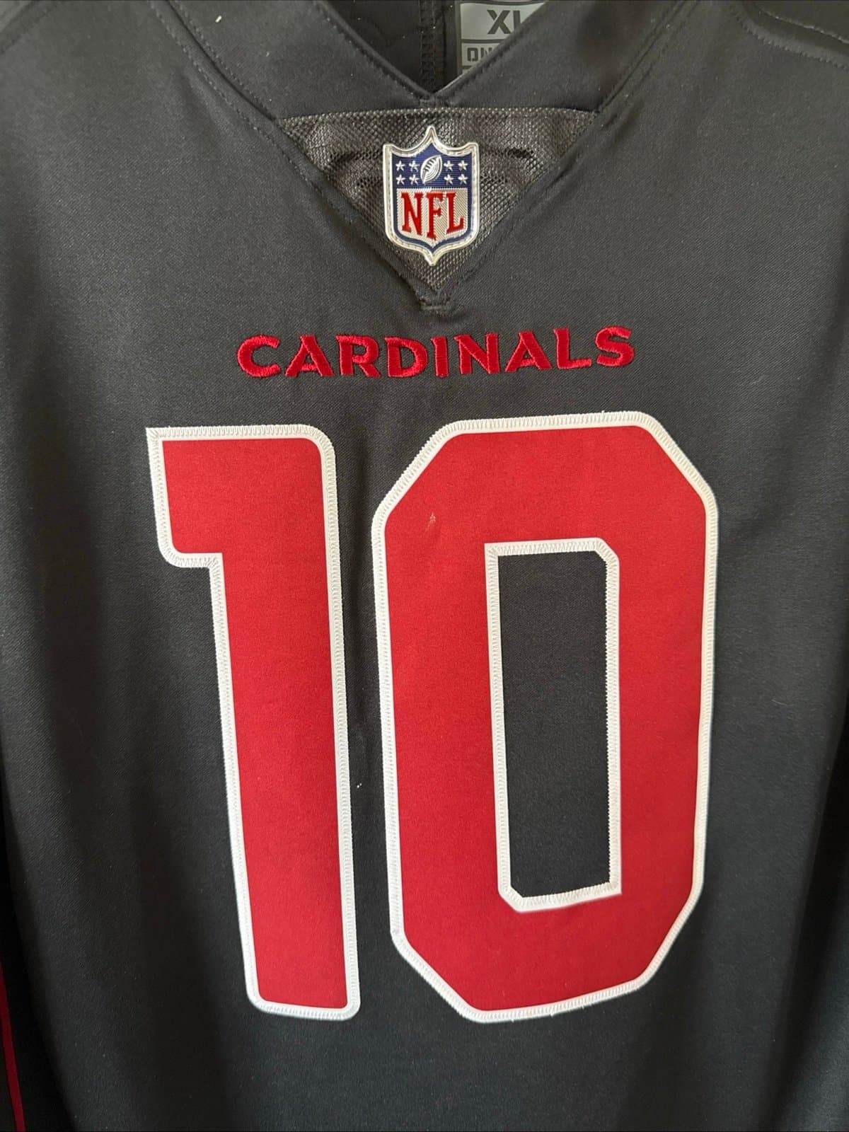 Men’s Nike DeAndre Hopkins #10 Arizona Cardinals Vapor Limited Alt Jersey Sz XL - Thumbnail 2
