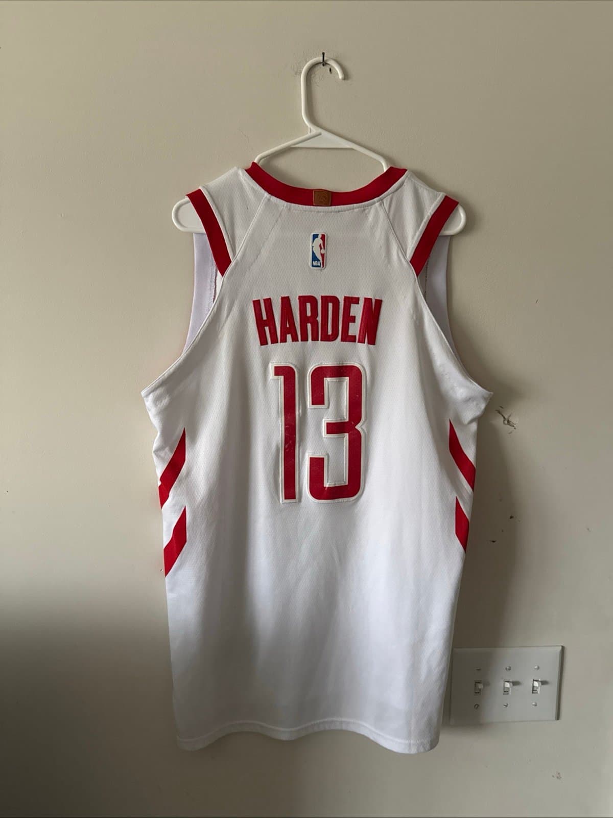Men’s Nike James Harden #13 Houston Rockets Association Jersey 2018 Sz 48 - RARE - Thumbnail 6