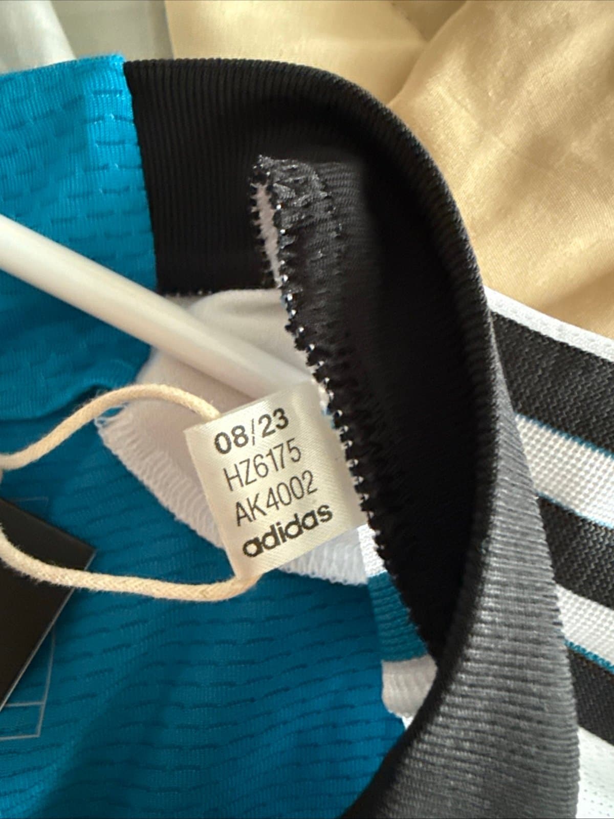 Men’s adidas Ben Bender #15 Charlotte FC 2024/25 MLS Jersey Sz XL - White NWT - Thumbnail 6