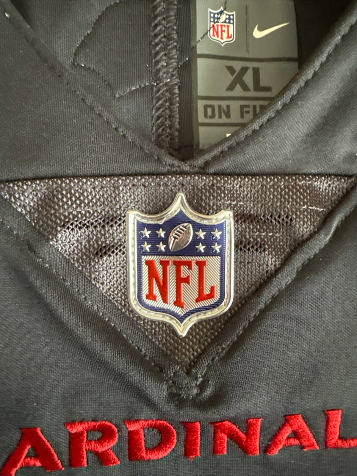 Men’s Nike DeAndre Hopkins #10 Arizona Cardinals Vapor Limited Alt Jersey Sz XL - Thumbnail 5