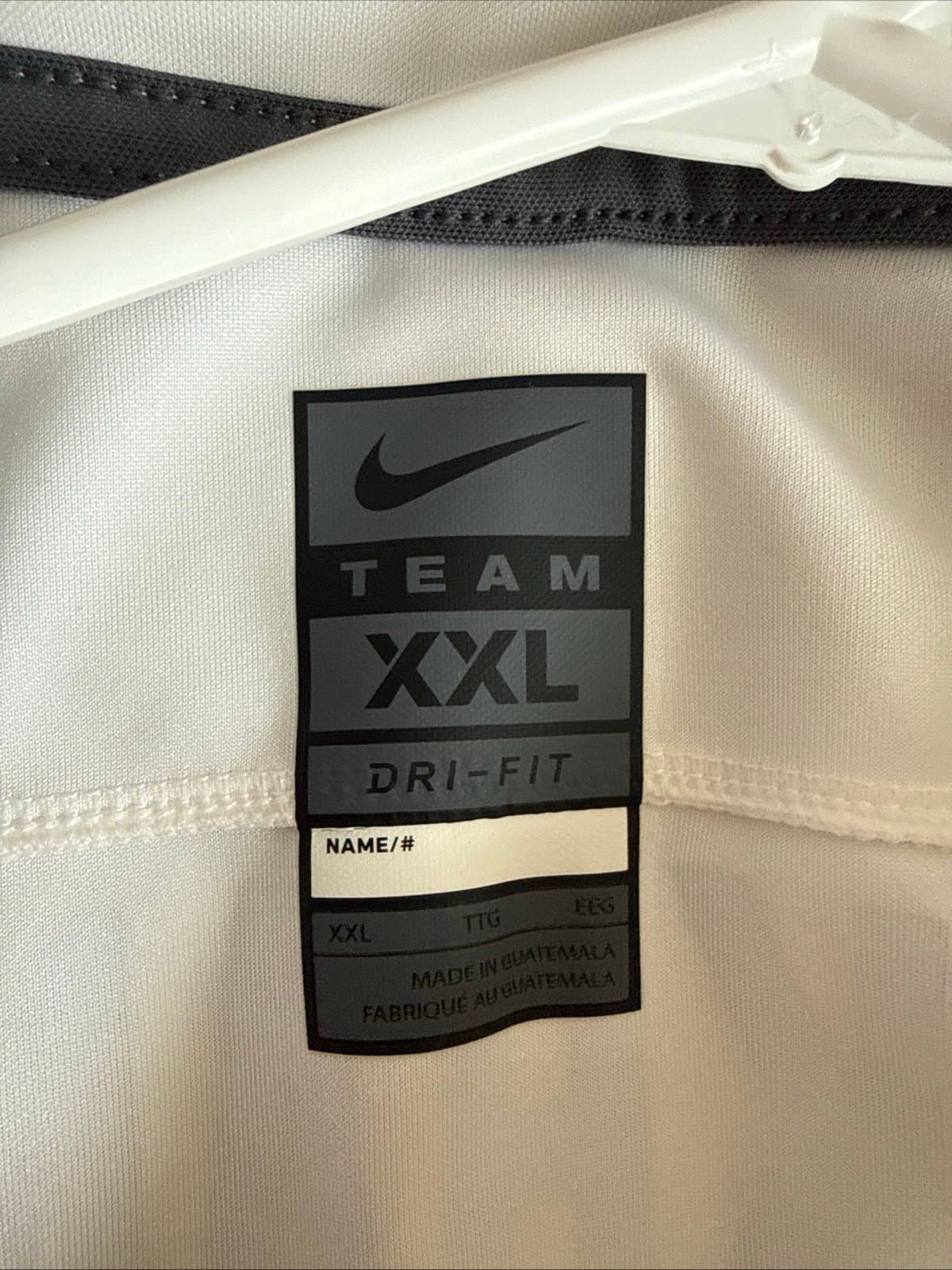 Men’s Nike Odell Beckham Jr #3 LSU Tigers NCAA DriFit Jersey Sz 2XL - White RARE - Thumbnail 4