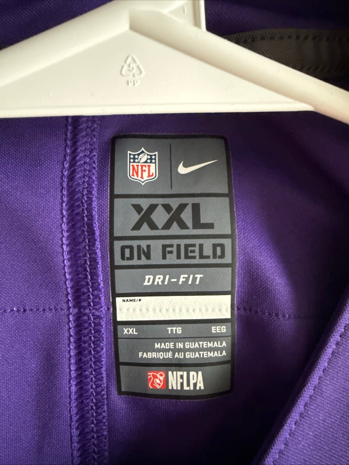 Men’s Nike Sam Bradford #8 Minnesota Vikings Vapor Lmtd Jersey Sz 2XL - Purple - Thumbnail 4