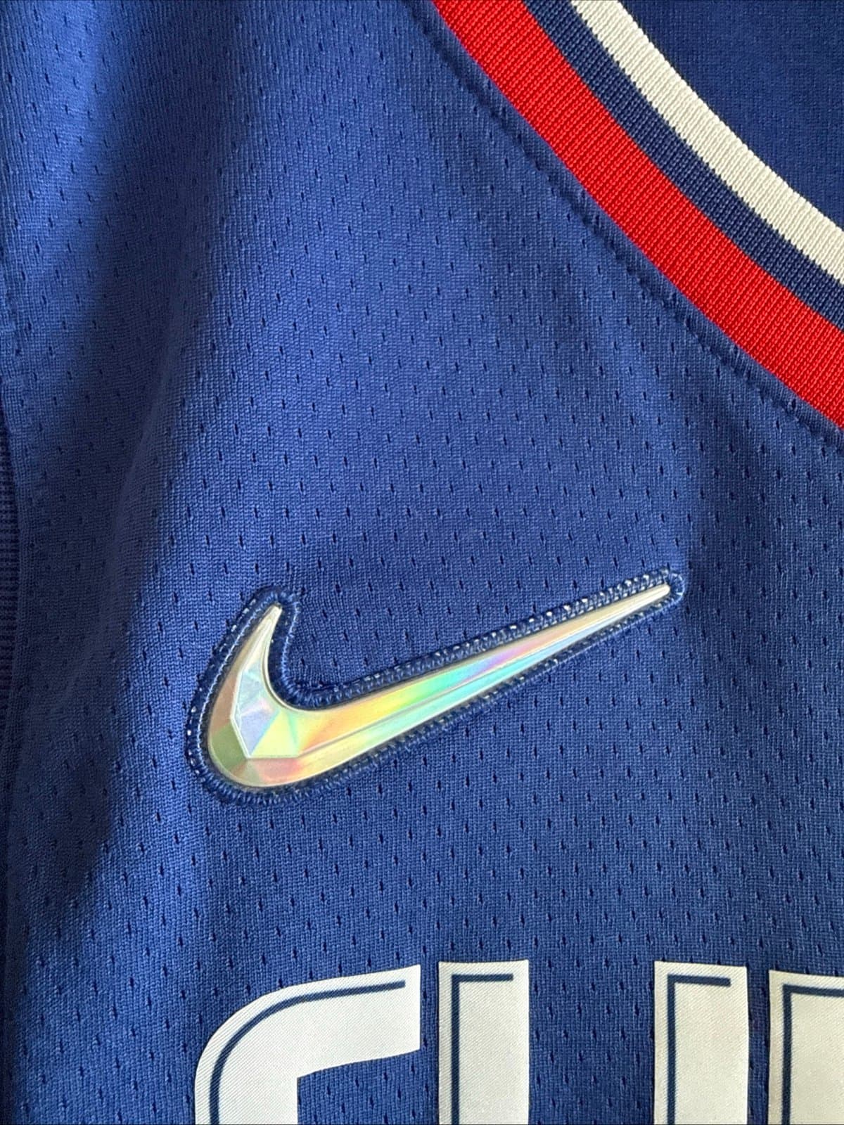 Men’s Nike Kawhi Leonard #2 LA Clippers 75th Anniv NBA Jersey Sz 60 - Blue - Thumbnail 5