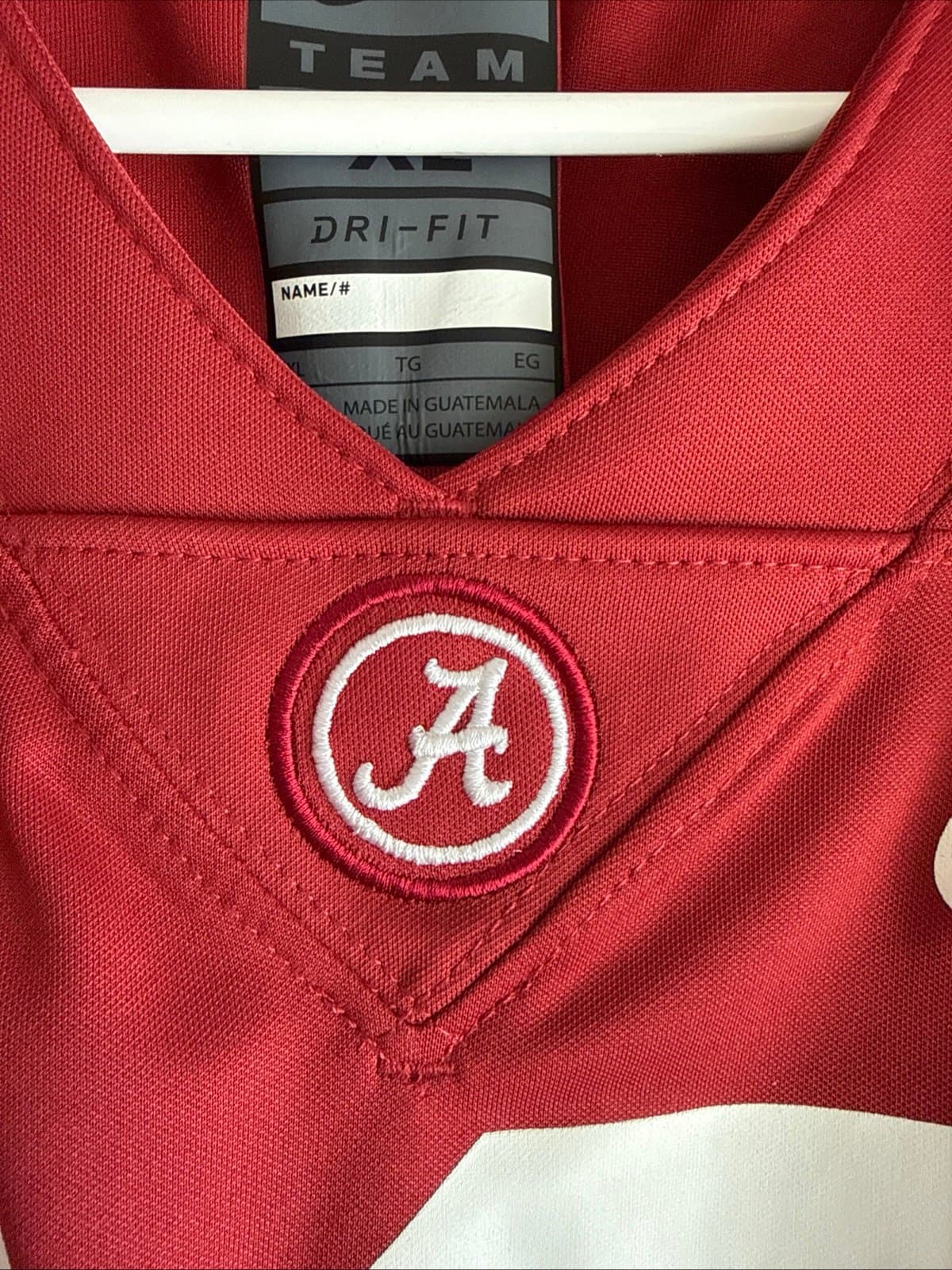 Men’s Nike Mac Jones #10 Alabama Crimson Tide NCAA Official Game Jersey Sz XL - Thumbnail 5