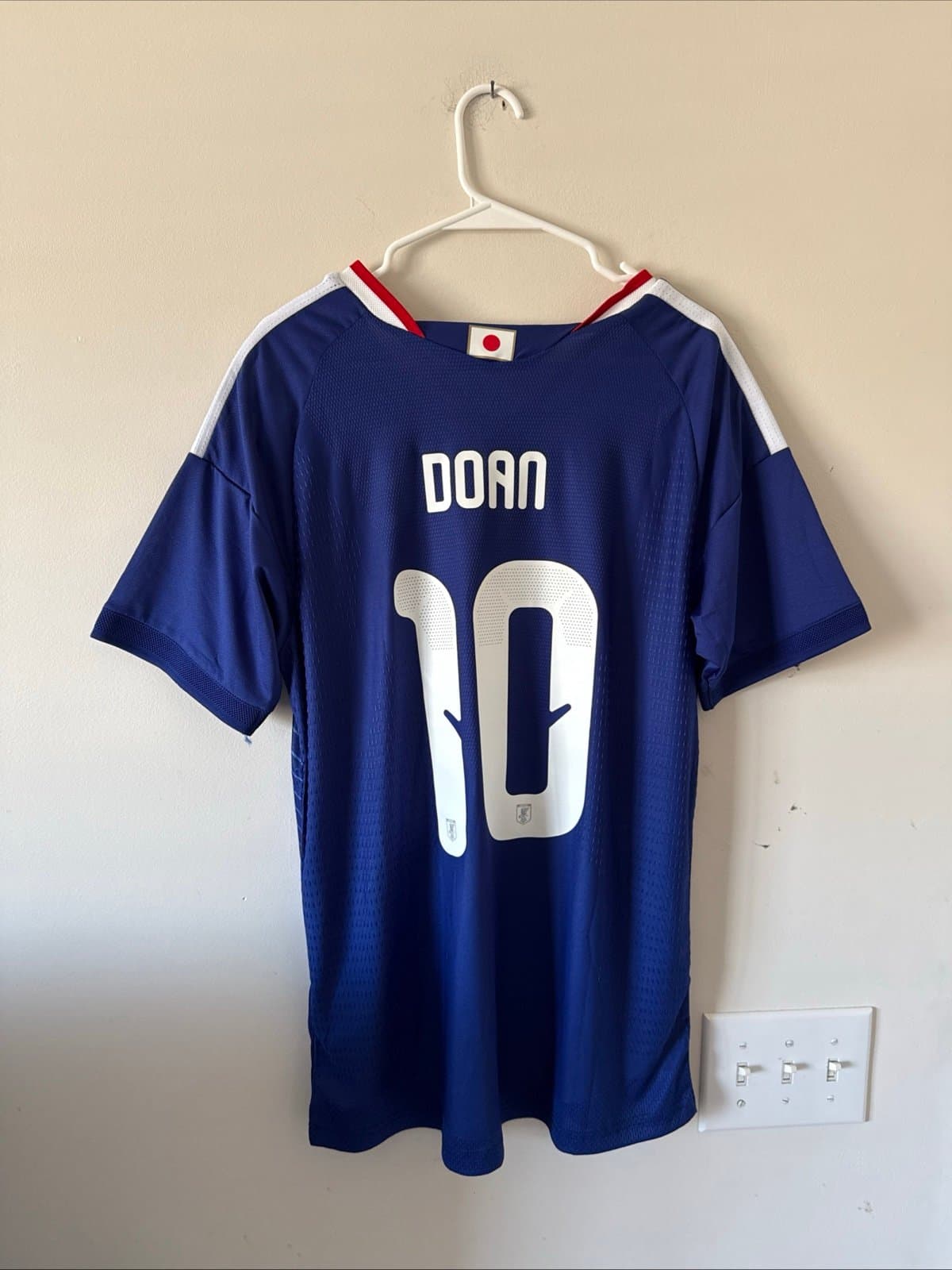 Men's adidas Ritsu Doan #10 Japan Home Authentic Jersey 2026 WC Sz XL - NWT RARE - Thumbnail 7