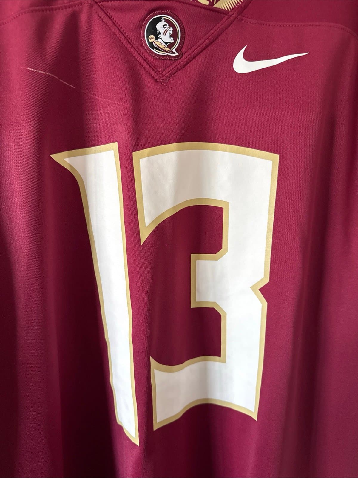 Men’s Nike Jordan Travis #13 Florida State Seminoles NCAA Jersey Sz XL - RARE - Thumbnail 2
