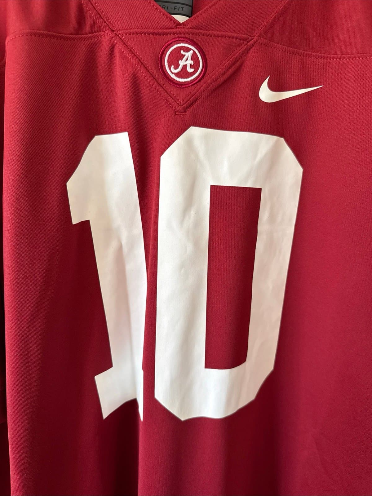 Men’s Nike Mac Jones #10 Alabama Crimson Tide NCAA Official Game Jersey Sz XL - Thumbnail 2