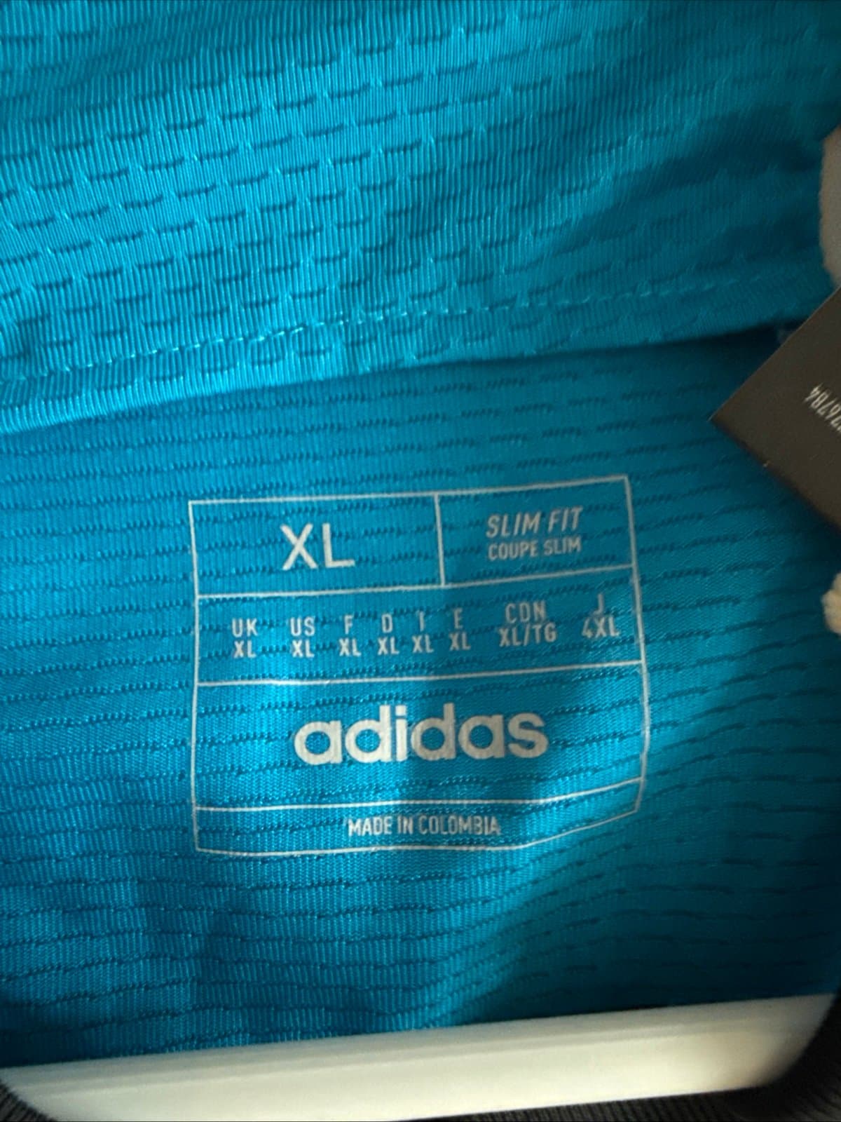 Men’s adidas Ben Bender #15 Charlotte FC 2024/25 MLS Jersey Sz XL - White NWT - Thumbnail 4