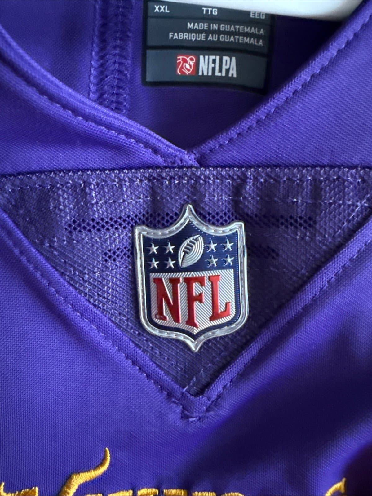 Men’s Nike Sam Bradford #8 Minnesota Vikings Vapor Lmtd Jersey Sz 2XL - Purple - Thumbnail 5