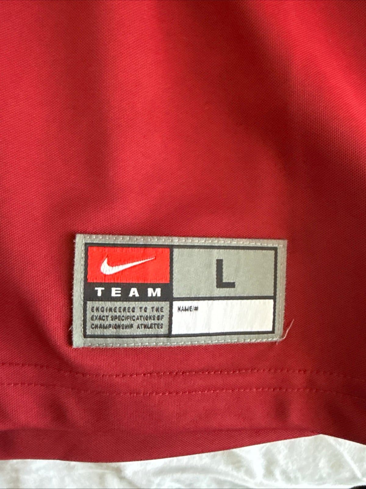 Men’s Nike Julio Jones #8 Alabama Crimson Tide NCAA Jersey Sz L - Red RARE - Thumbnail 3