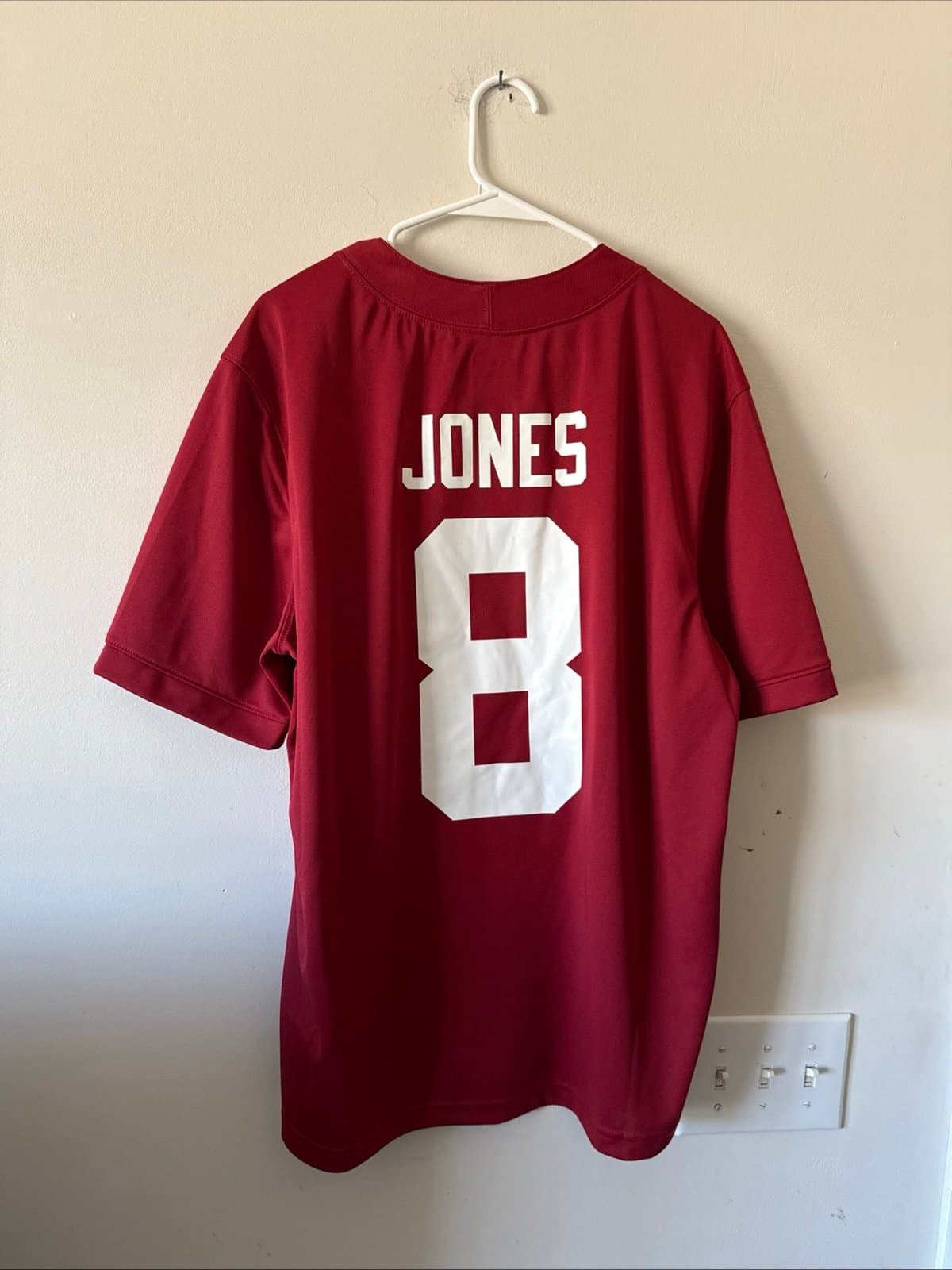 Men’s Nike Julio Jones #8 Alabama Crimson Tide NCAA Jersey Sz L - Red RARE - Thumbnail 6