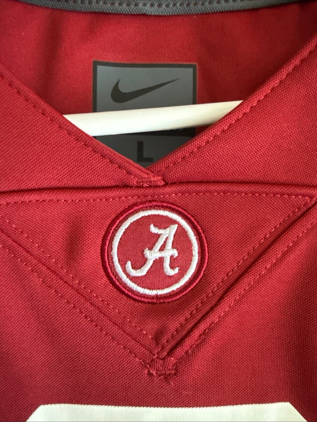 Men’s Nike Julio Jones #8 Alabama Crimson Tide NCAA Jersey Sz L - Red RARE - Thumbnail 5